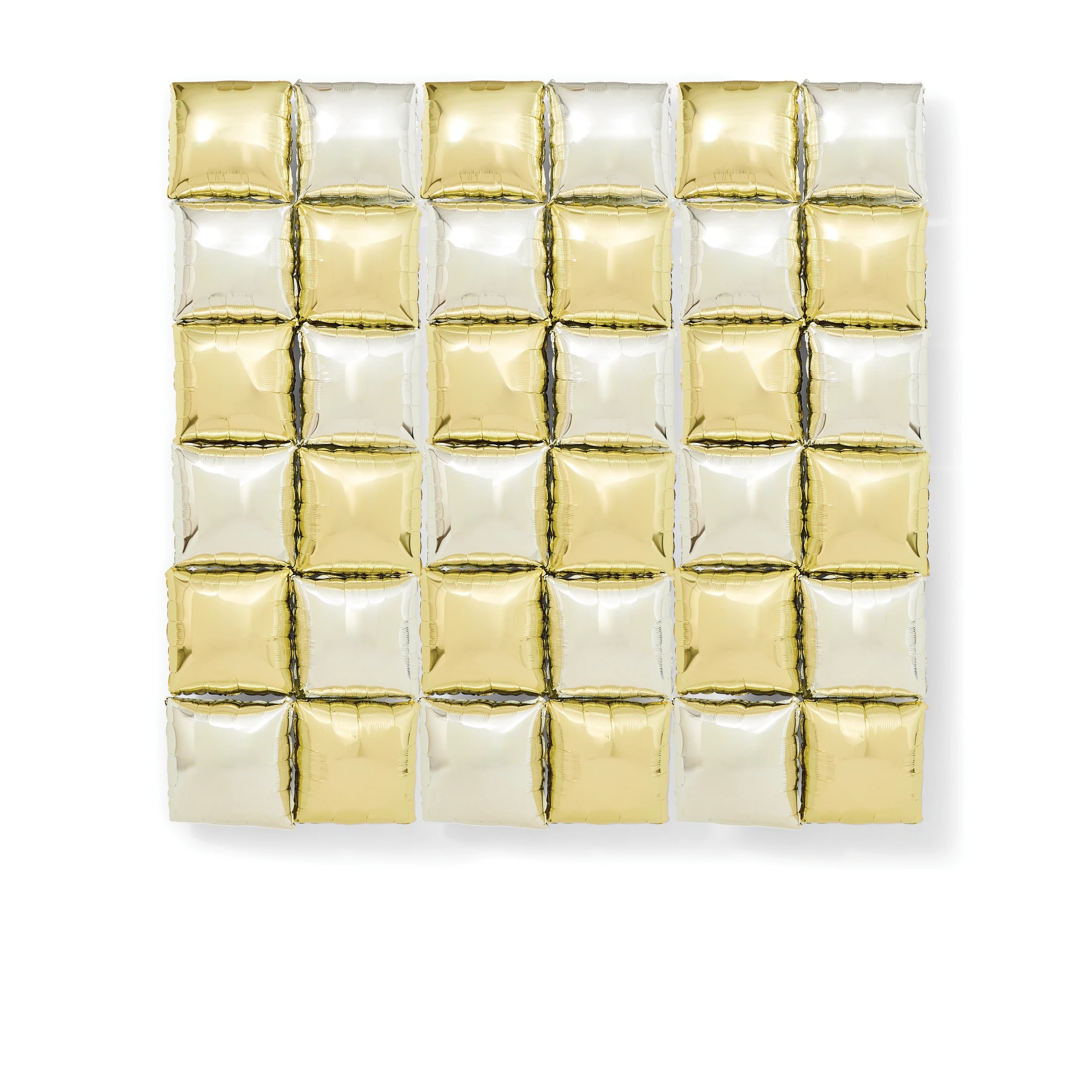 2 36 Piece Gold and Silver Foil Balloon Backdrop, 2 of 5