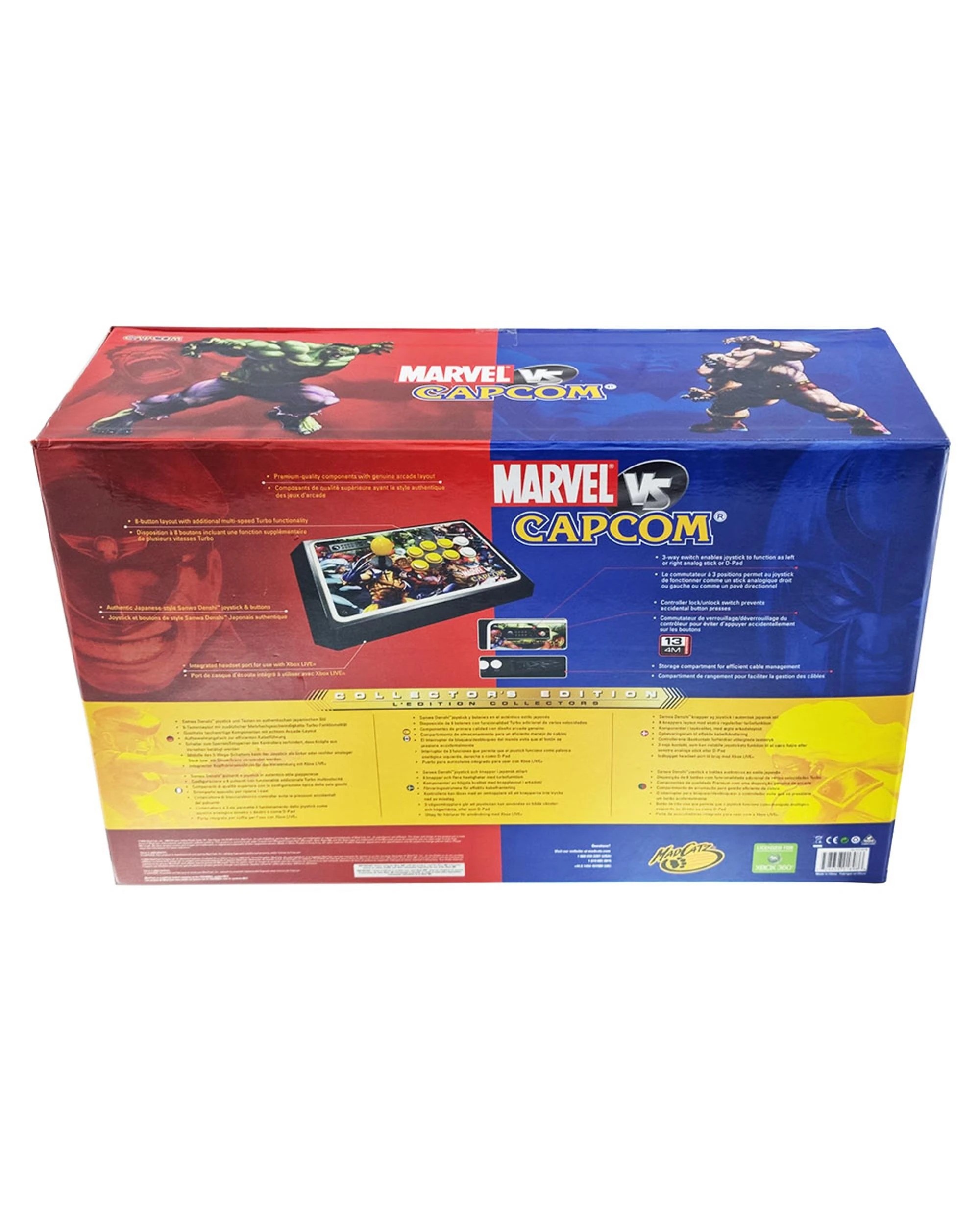 5 MadCatz Marvel VS Capcom Arcade Tournament Fightstick for Xbox 360 - Black, 5 of 6