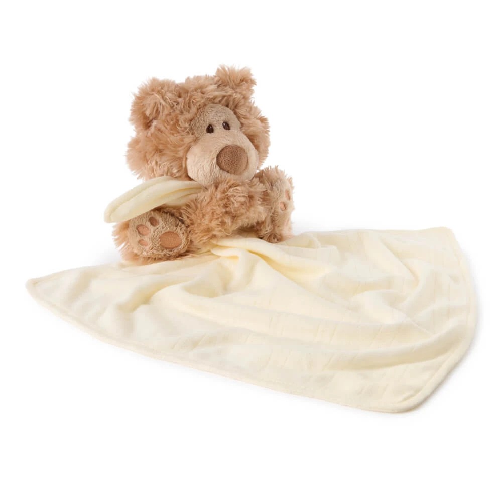 4 Gund Philbin Lovey Baby Comforter Plush Blanket with Teddy Bear Snuggle Toy from Birth, 4 of 5