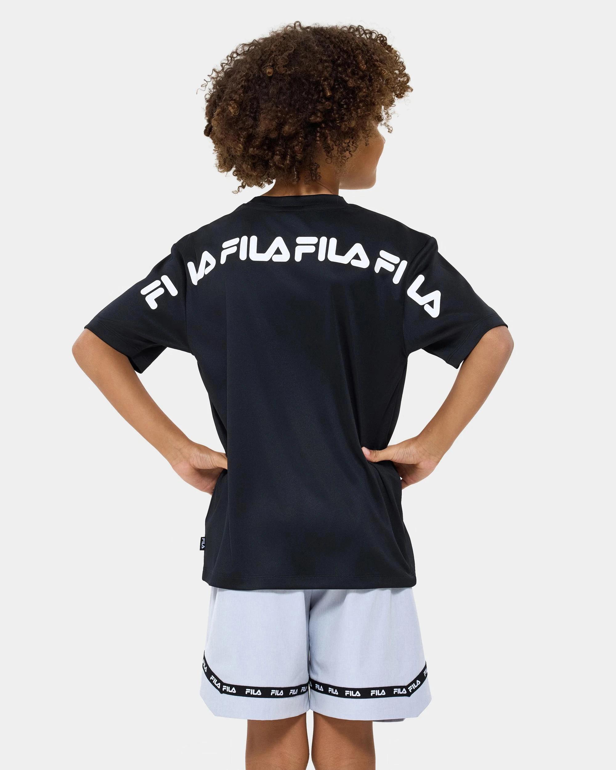 3 Adam Active Short Sleeve T-Shirt - Fila BLACK, 3 of 7