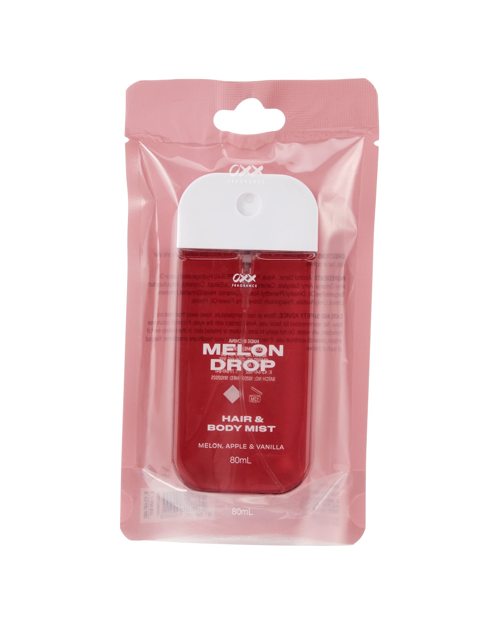 1 OXX Fragrance Melon Drop Hair and Body Mist 80ml - Melon, Apple and Vanilla Scented, 1 of 6