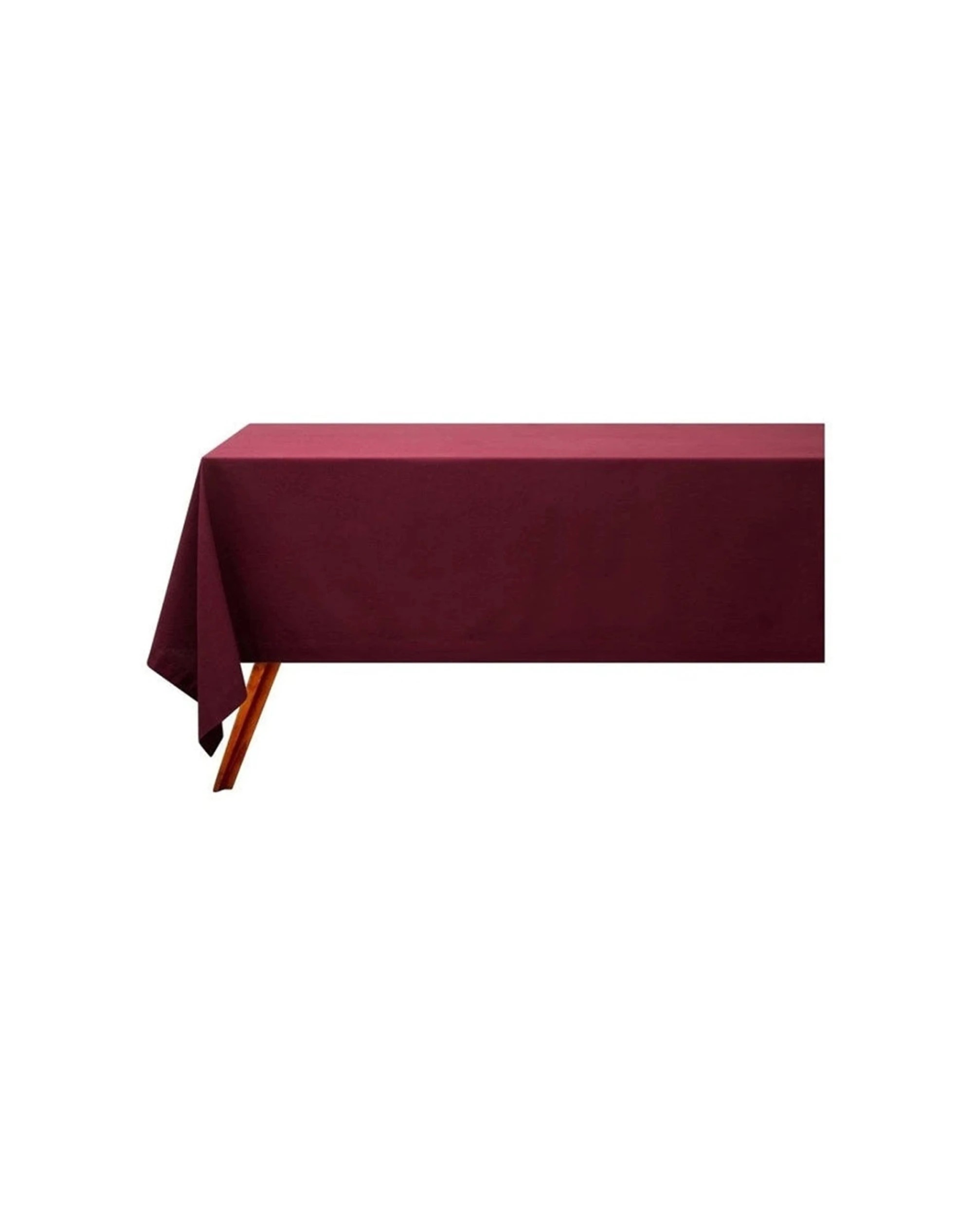 1 Maxwell And Williams Cotton Classics Rectangular Tablecloth 230x150cm Soft Feel - Purple, 1 of 4