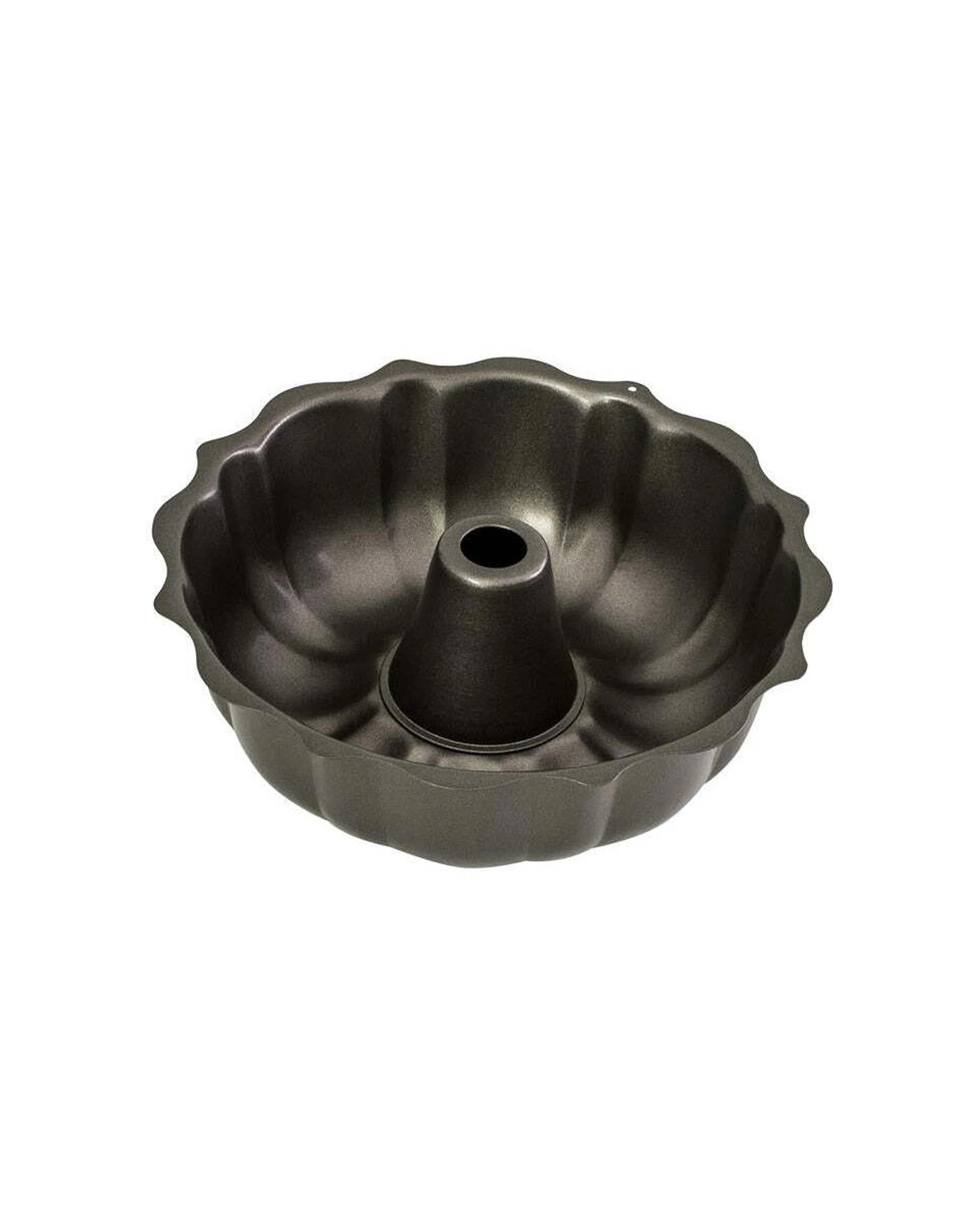 2 Bakemaster 27cm Fluted Ring Cake Pan Carbon Steel Double Non-stick 260c - Grey, 2 of 3