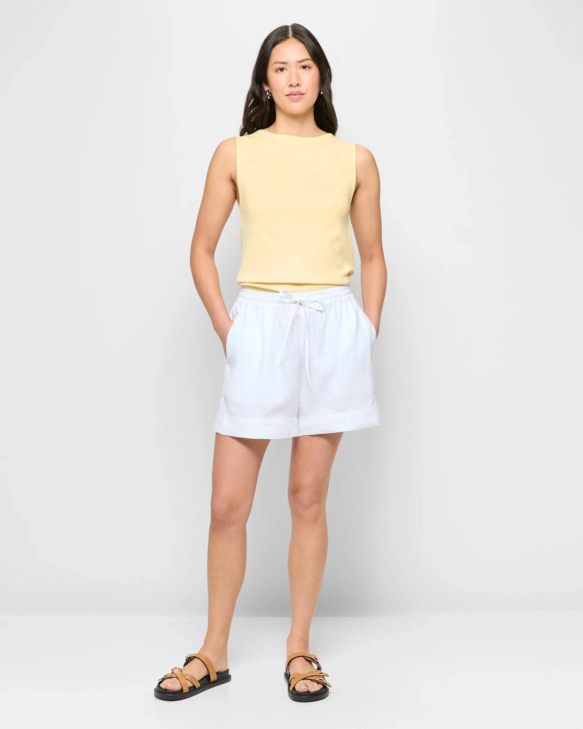 2 Target Soft Touch Boat Neck Rib Tank Top LEMON, 2 of 5