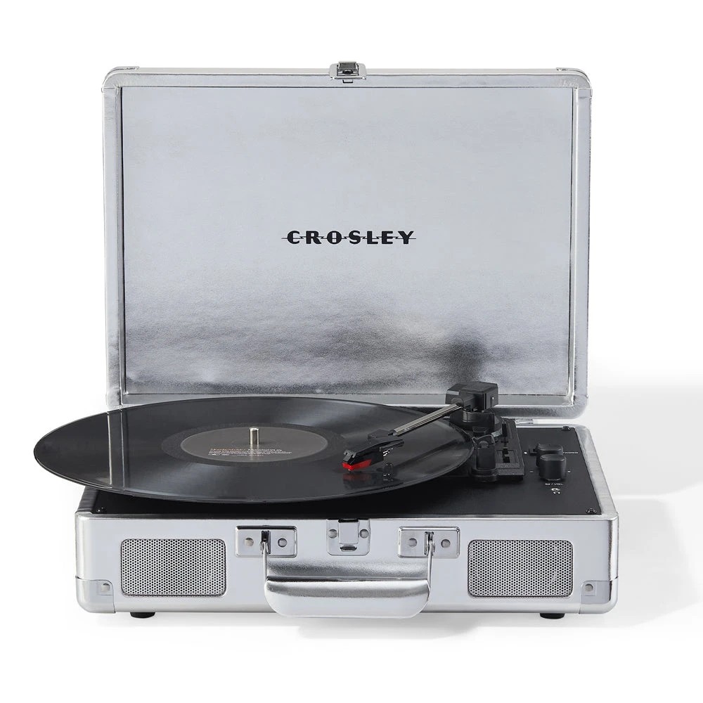 5 Crosley Cruiser Bluetooth Portable Turntable - Silver - Silver, 5 of 5