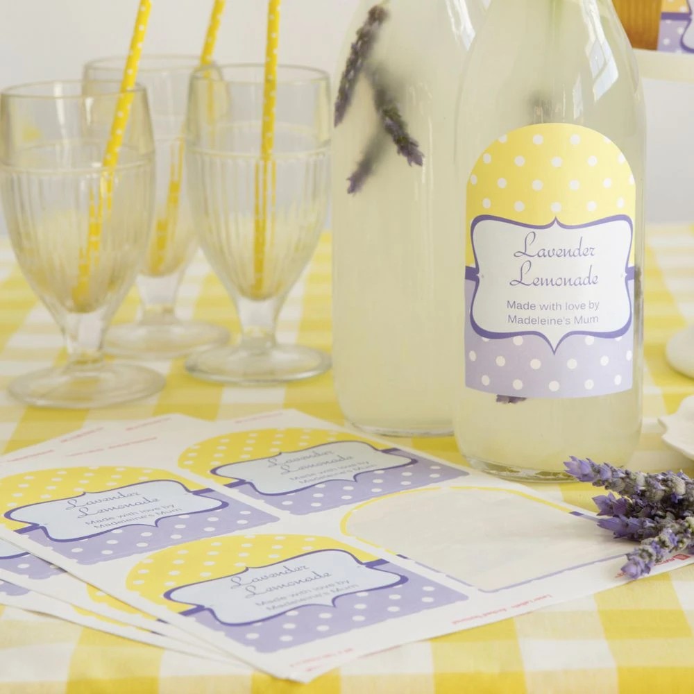 5 Avery 4UP Inkjet Laser Textured Arched Labels 5 Sheets, 5 of 6