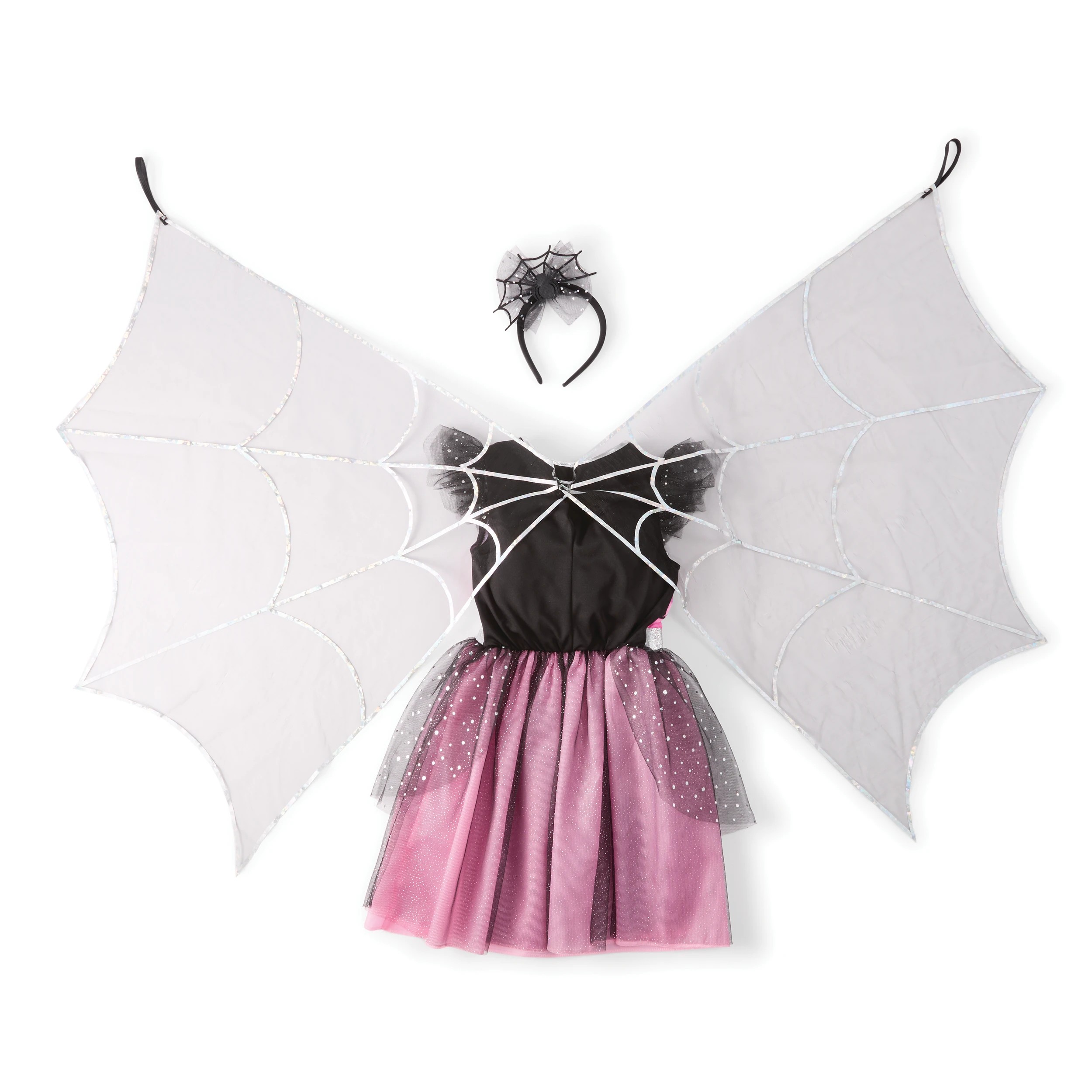 8 2 Piece Winged Spider Witch Costume - Ages 4-6, 8 of 10