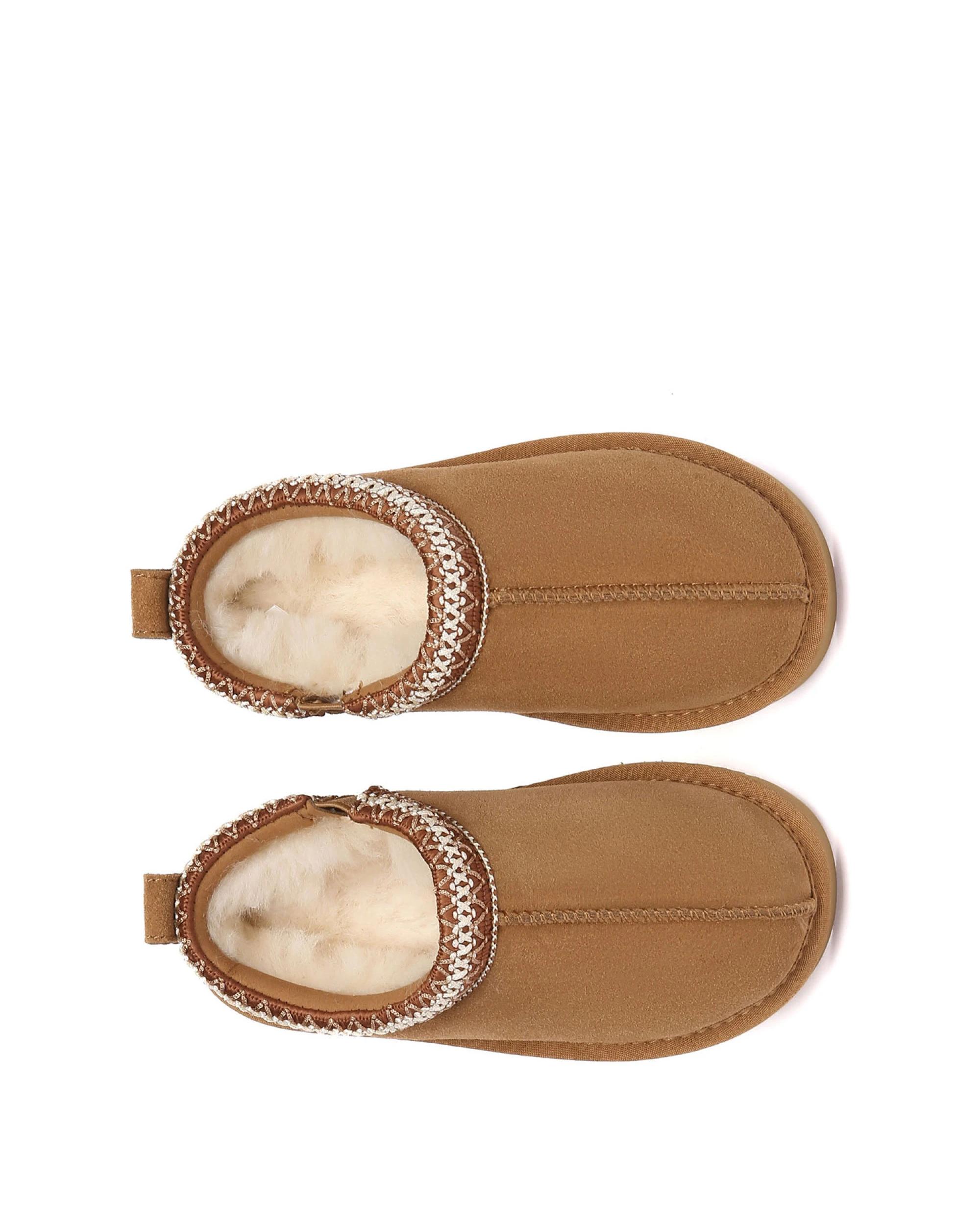 5 Australian Shepherd UGG Kids Tazzy Tay Slippers CHESTNUT/BROWN, 5 of 5