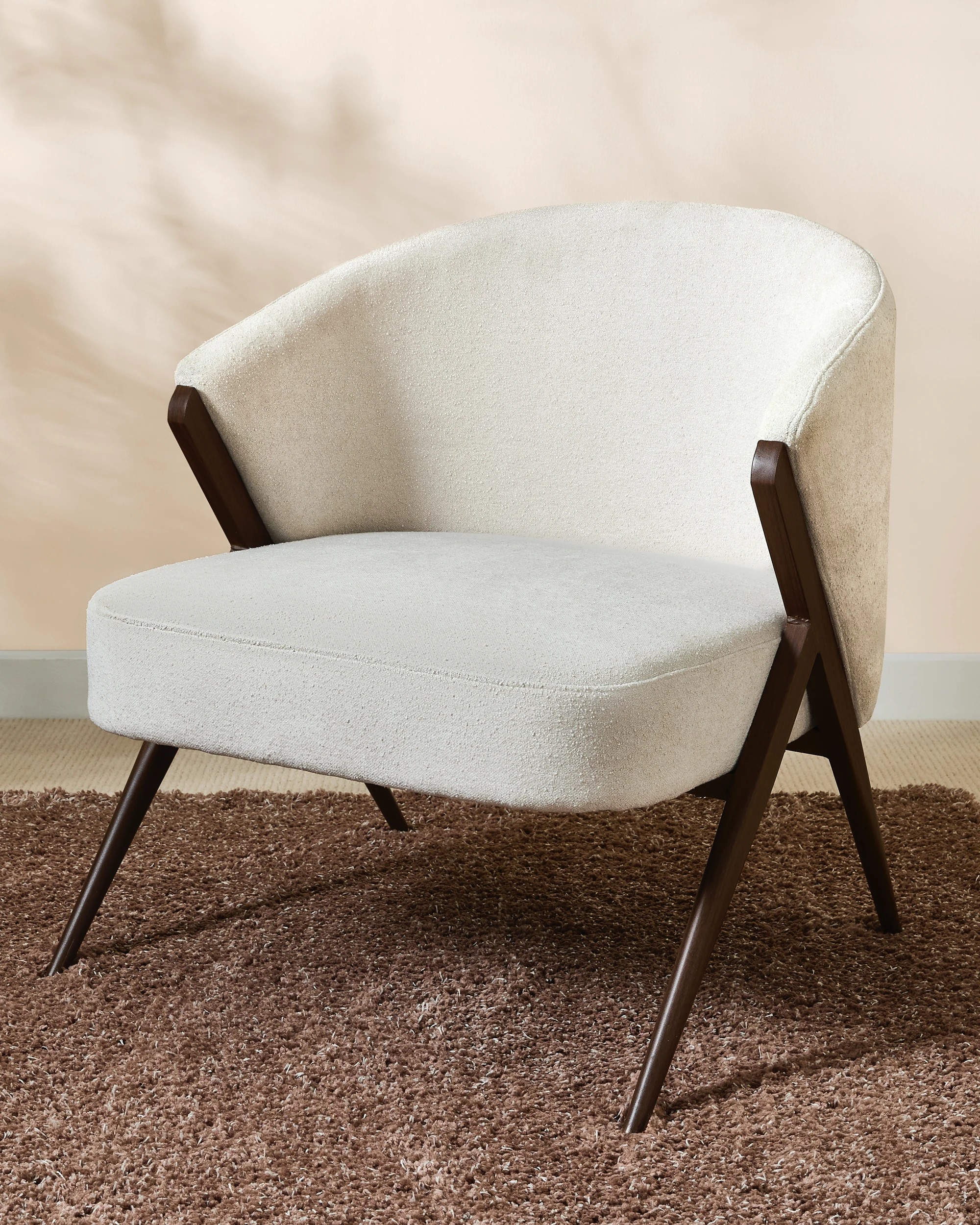 1 Asker Chenille Lounge Chair, 1 of 9