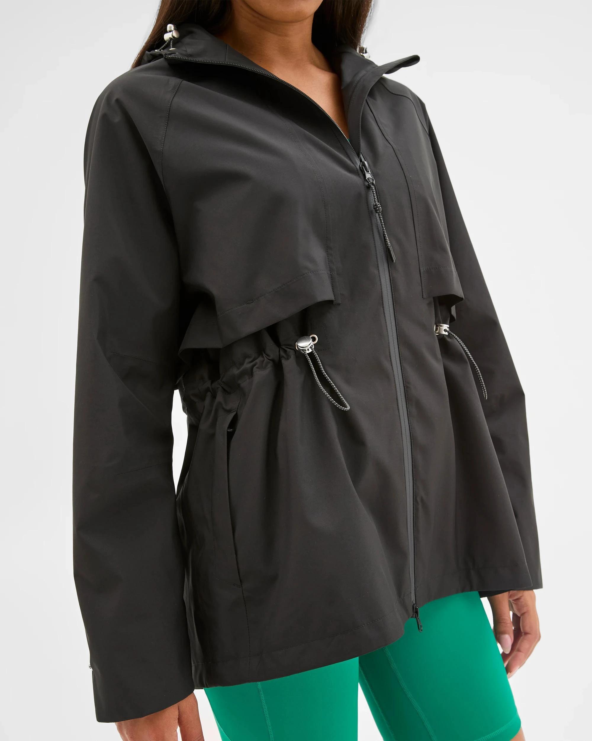 5 Target Active Active Waterproof Longline Jacket BLACK, 5 of 9