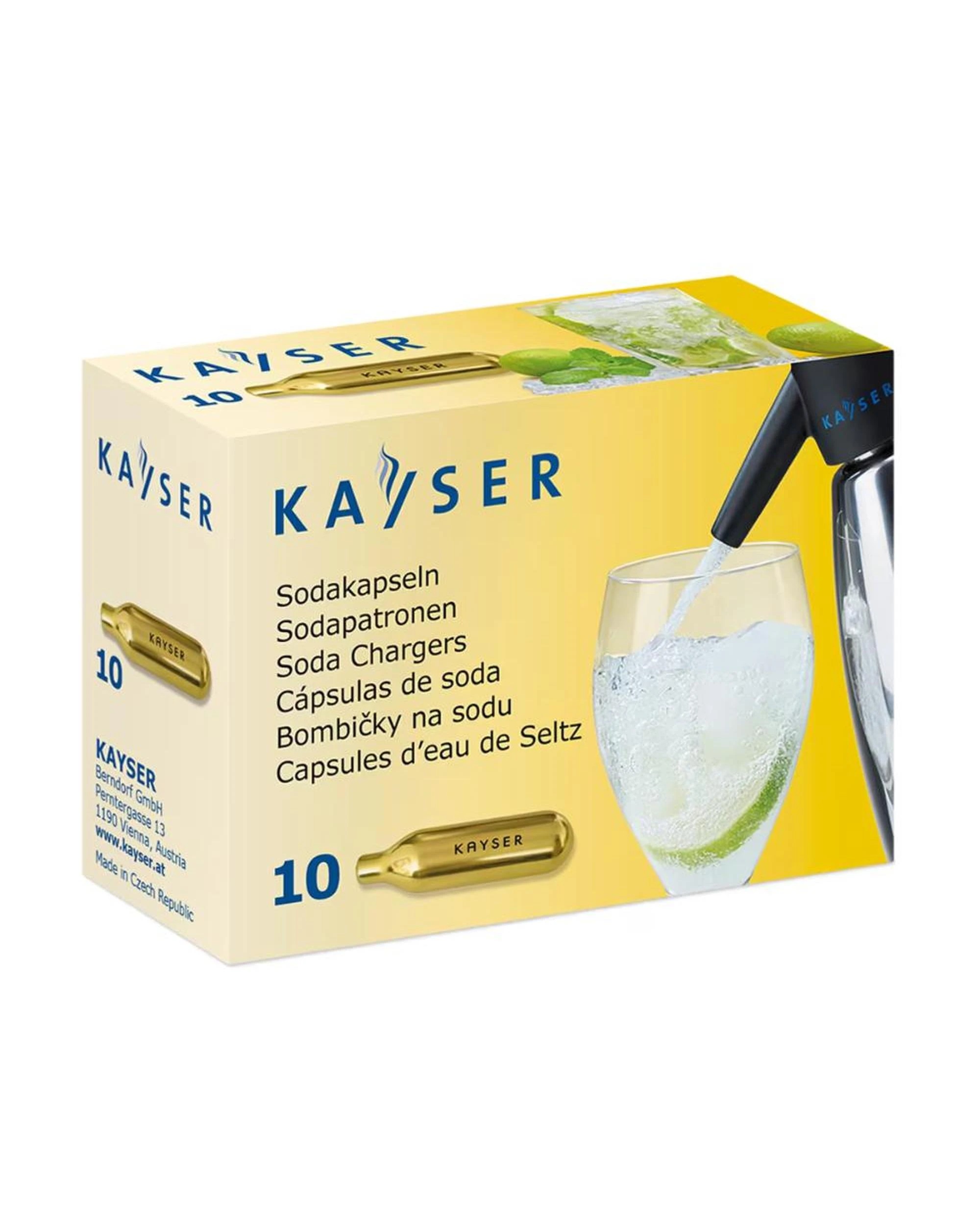 3 Kayser Soda Charger Bulbs 10pc, 3 of 3