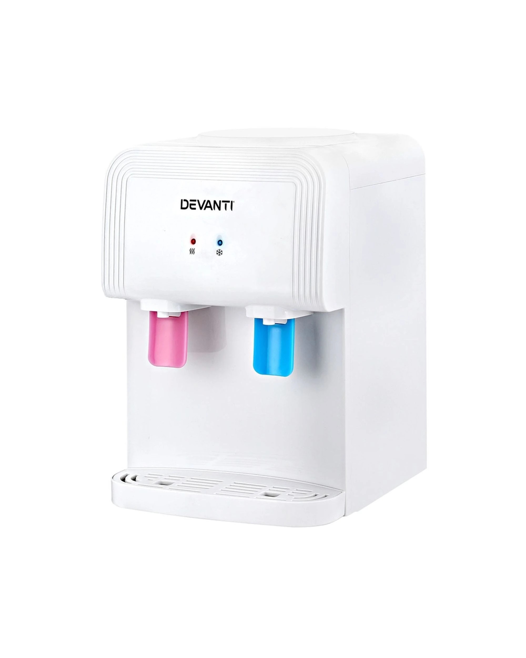 1 Devanti Water Cooler Dispenser Bench Top - White, 1 of 6