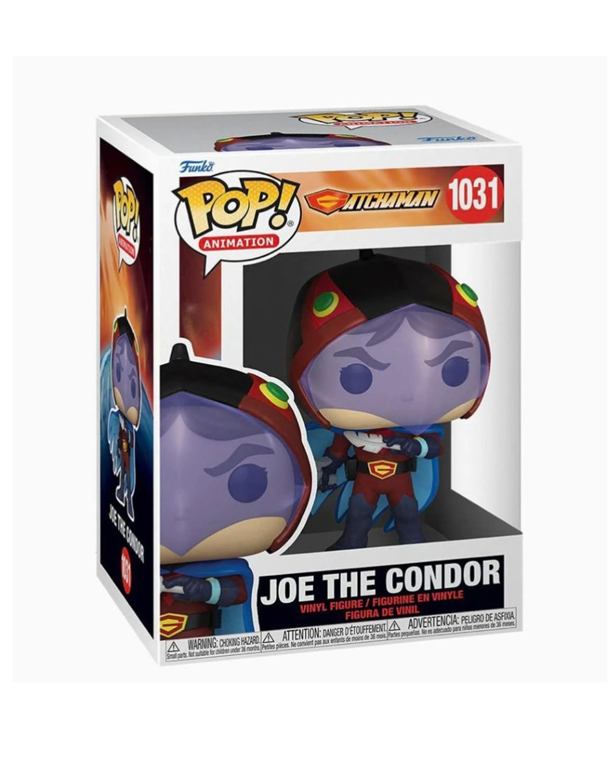 2 Pop Vinyl Figurine Gatchaman Joe The Condor Collectible 10cm Action Figures - Multi, 2 of 3