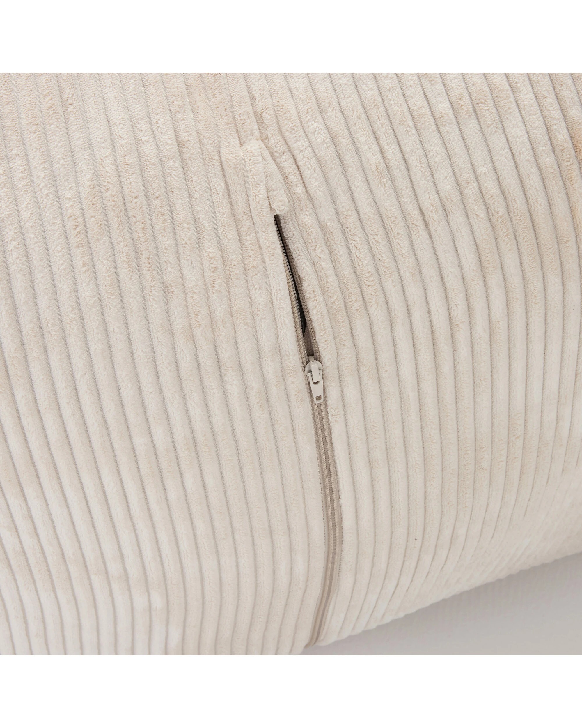 5 IHOMDEC L Shape Corduroy Compression Sofa - Beige, 5 of 9