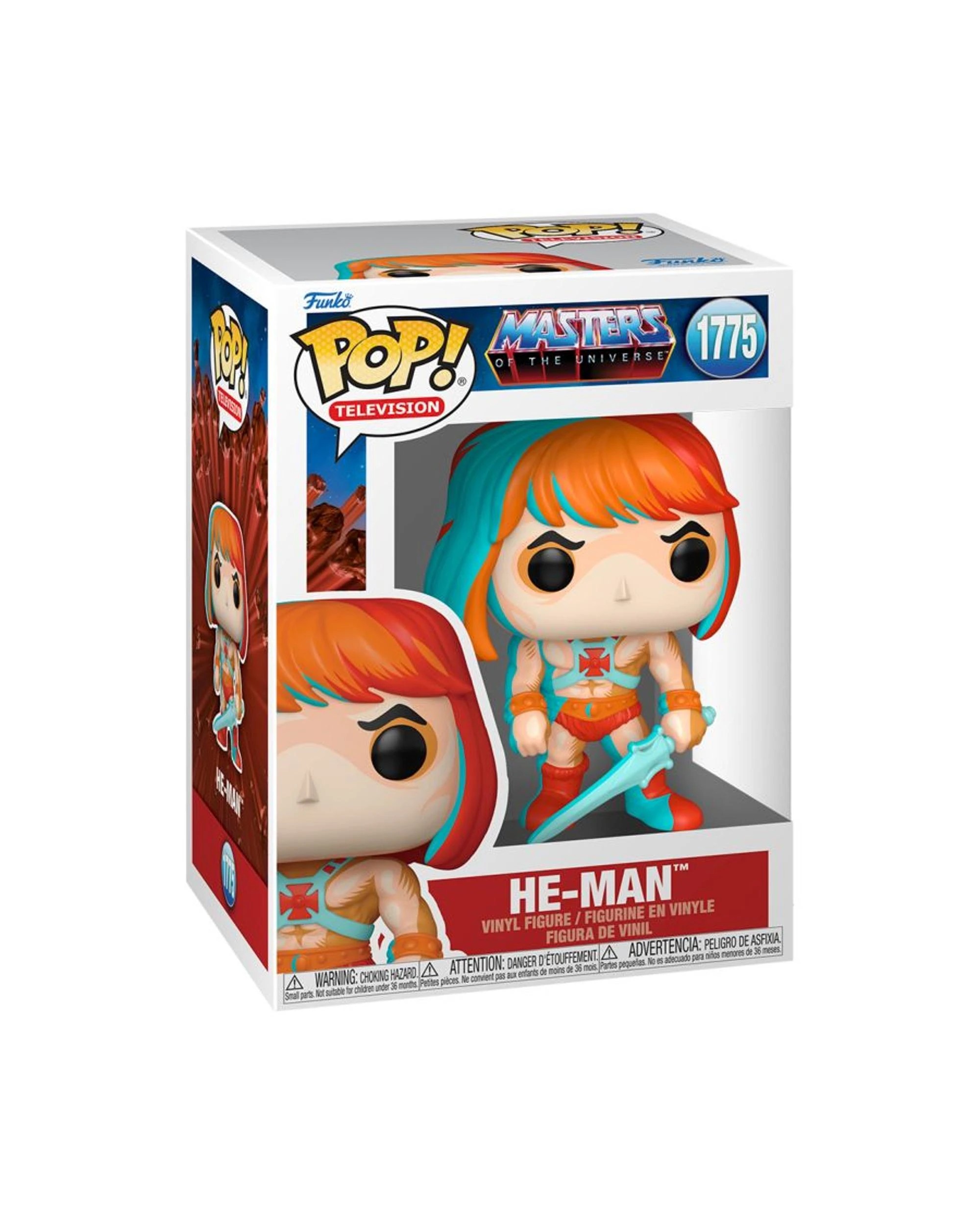 3 Masters of the Universe He-Man - Retro Neon Deco -  Funko POP! Vinyl, 3 of 3