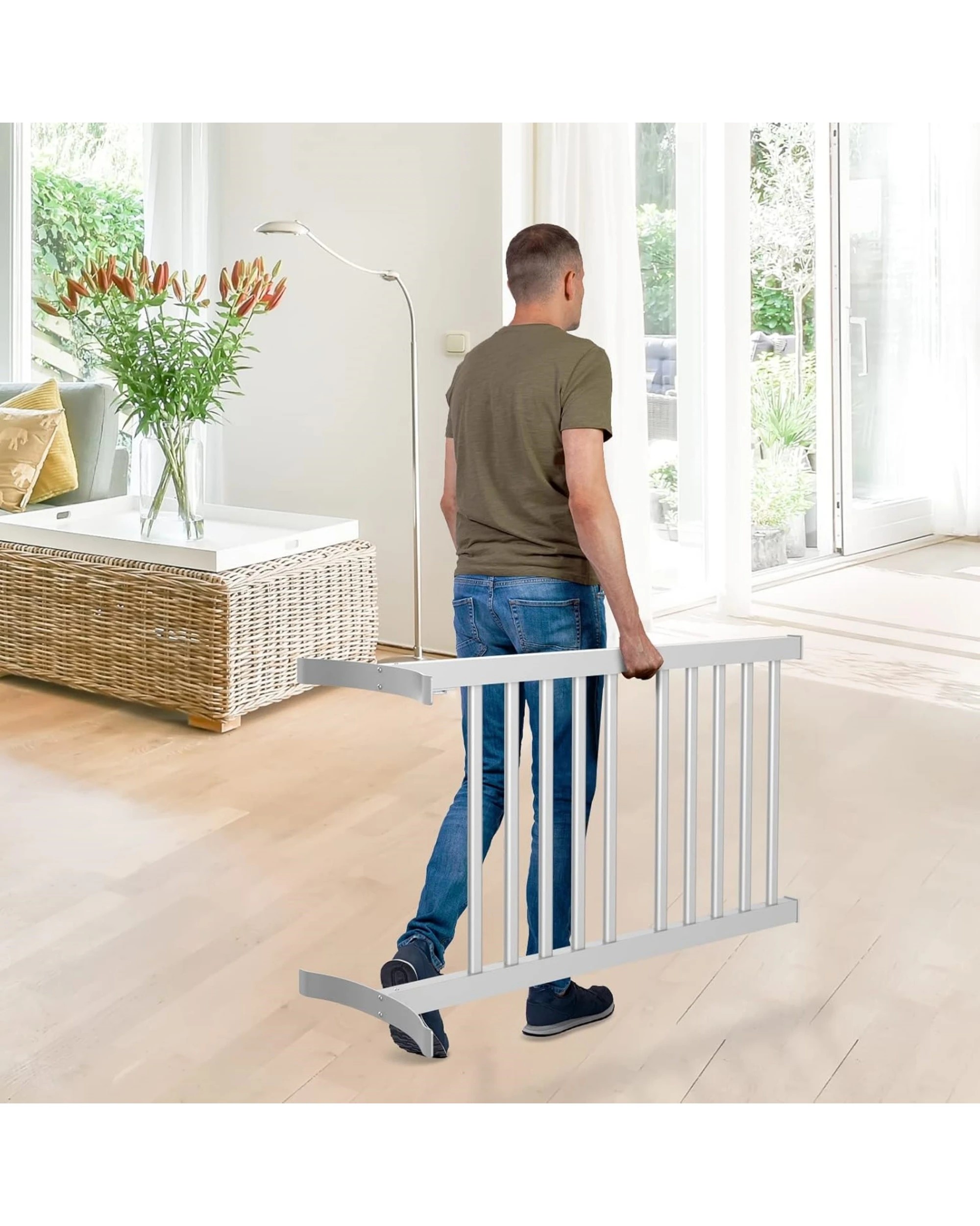 2 Advwin Electric Heated Towel Rack Wall Mount Drying Rail, 2 of 5