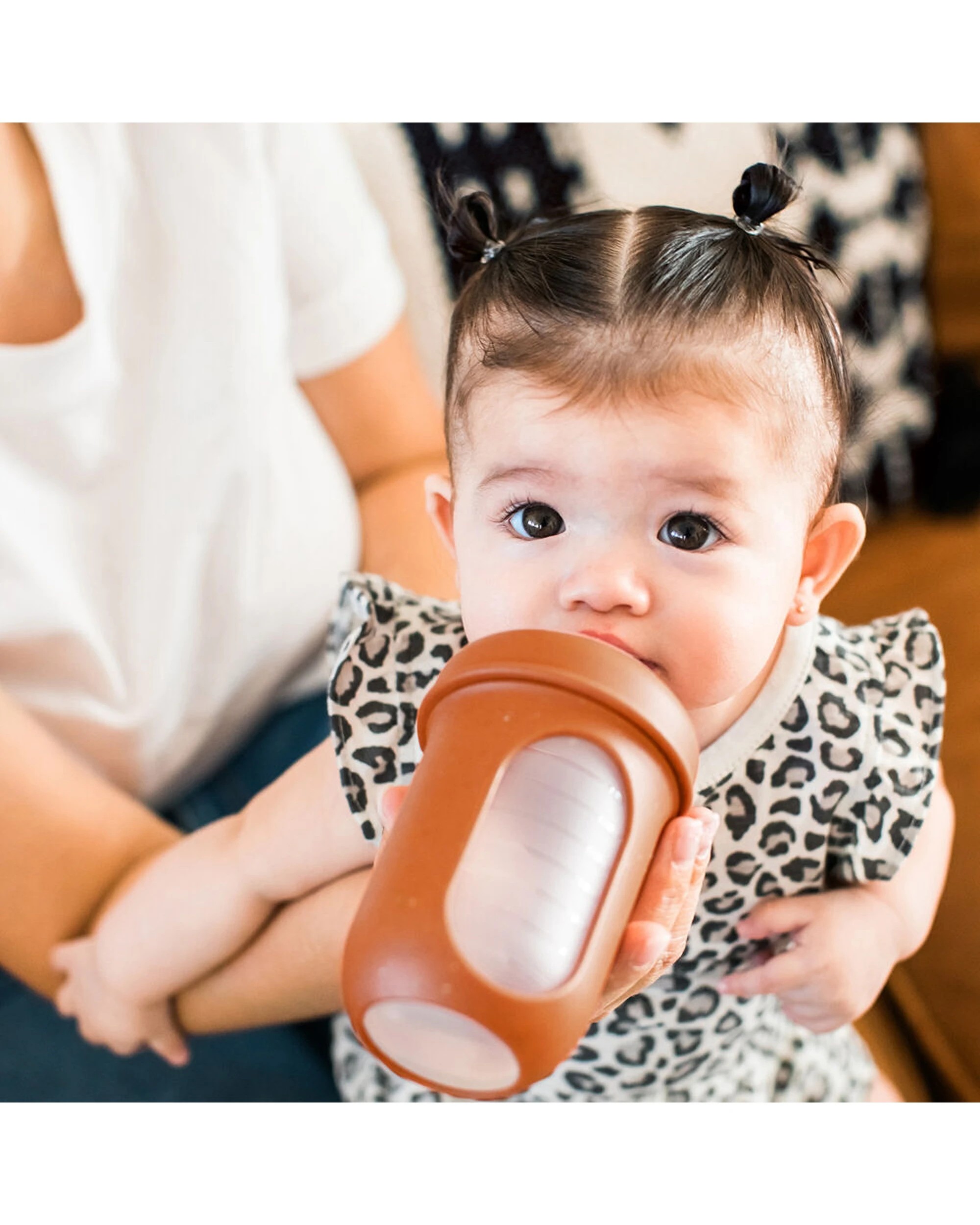 8 Boon 2x 3pc Nursh Collapsible Silicone Baby Bottle Speckle 237ml - Multi, 8 of 8