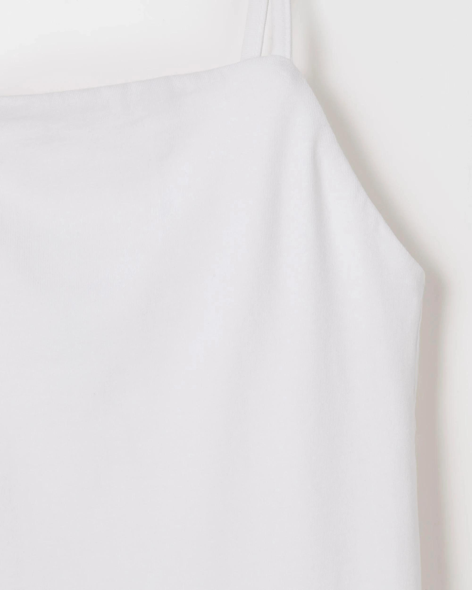 6 Target Australian Cotton Essential 90s Singlet WHITE, 6 of 7