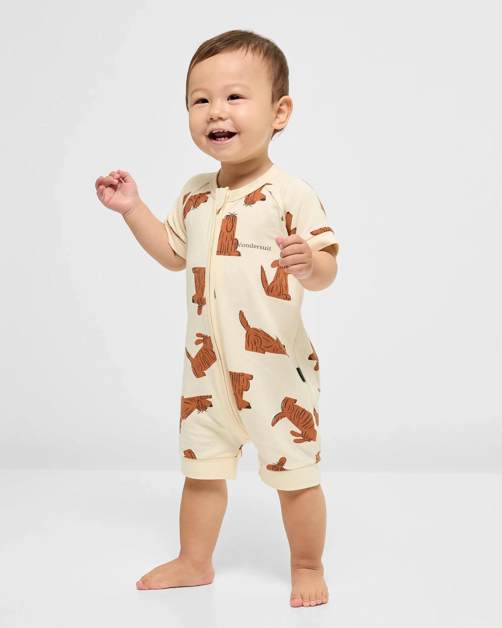 1 Bonds Baby Zippy Wondersuit Romper VANILLA CREAM RUN FREE RALPH, 1 of 5