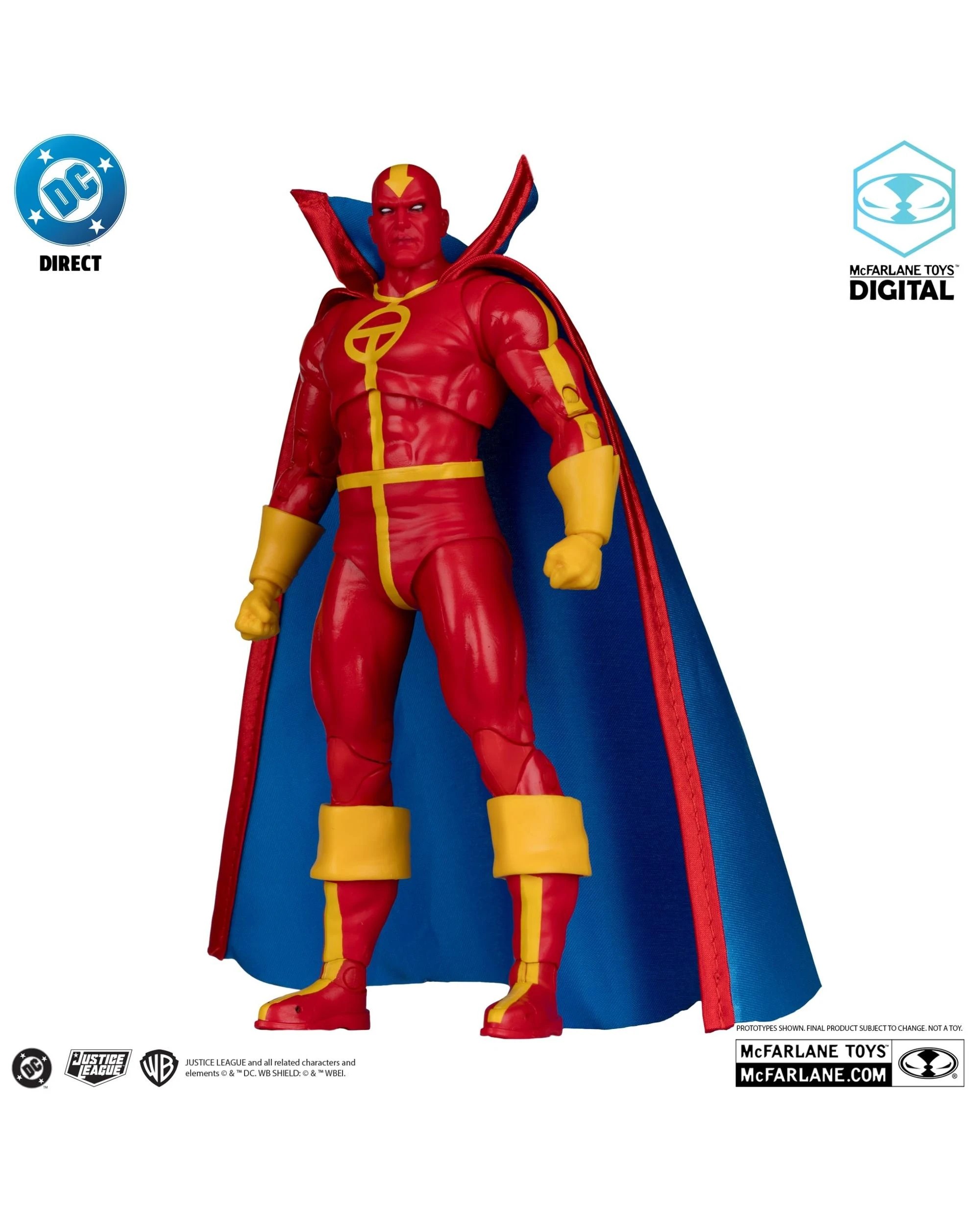 4 McFarlane Digital DC Direct DC The Bronze Age Red Tornado 7 inch Action Figure, 4 of 9