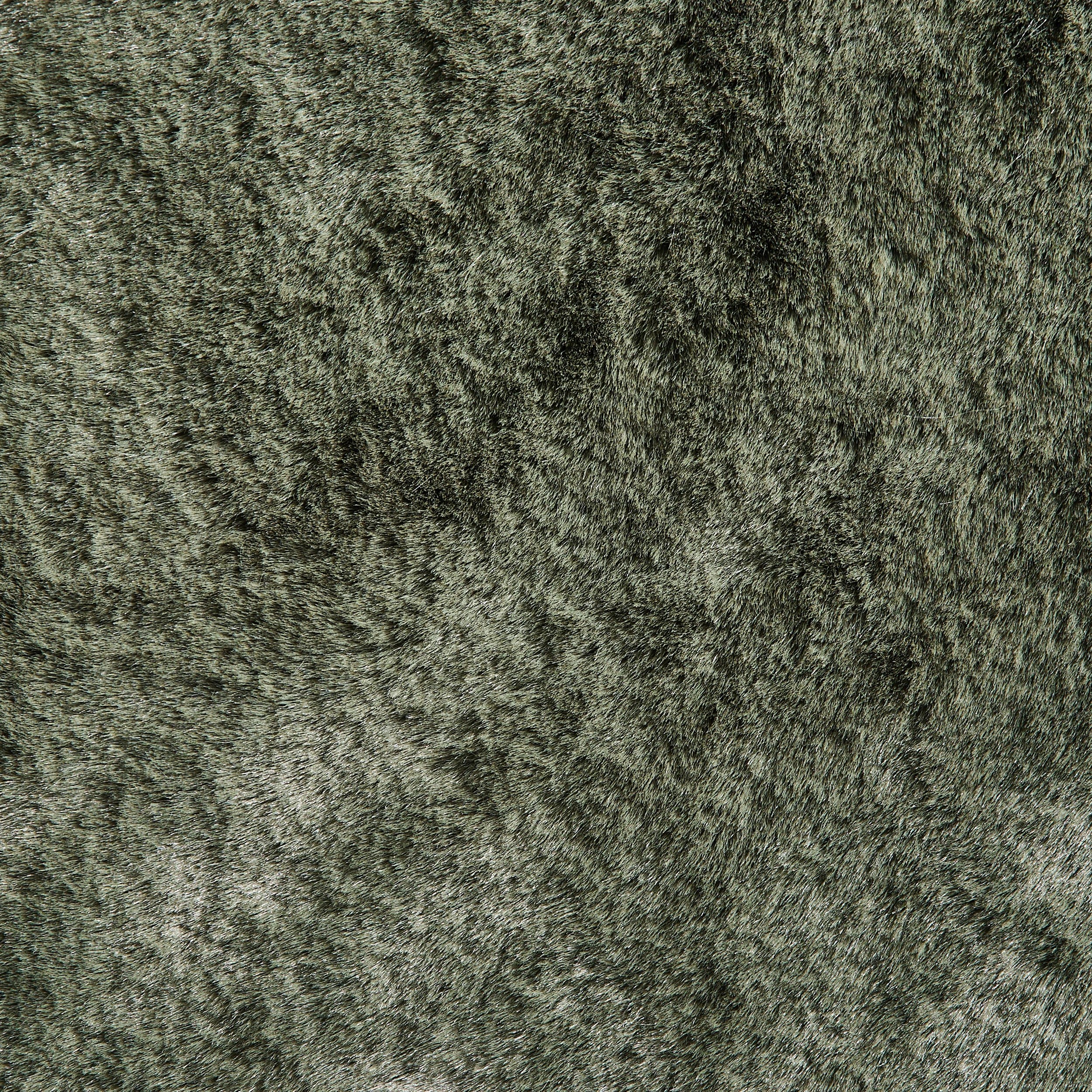 4 Faux Fur Rug - Green, 110cm x 65cm, 4 of 6