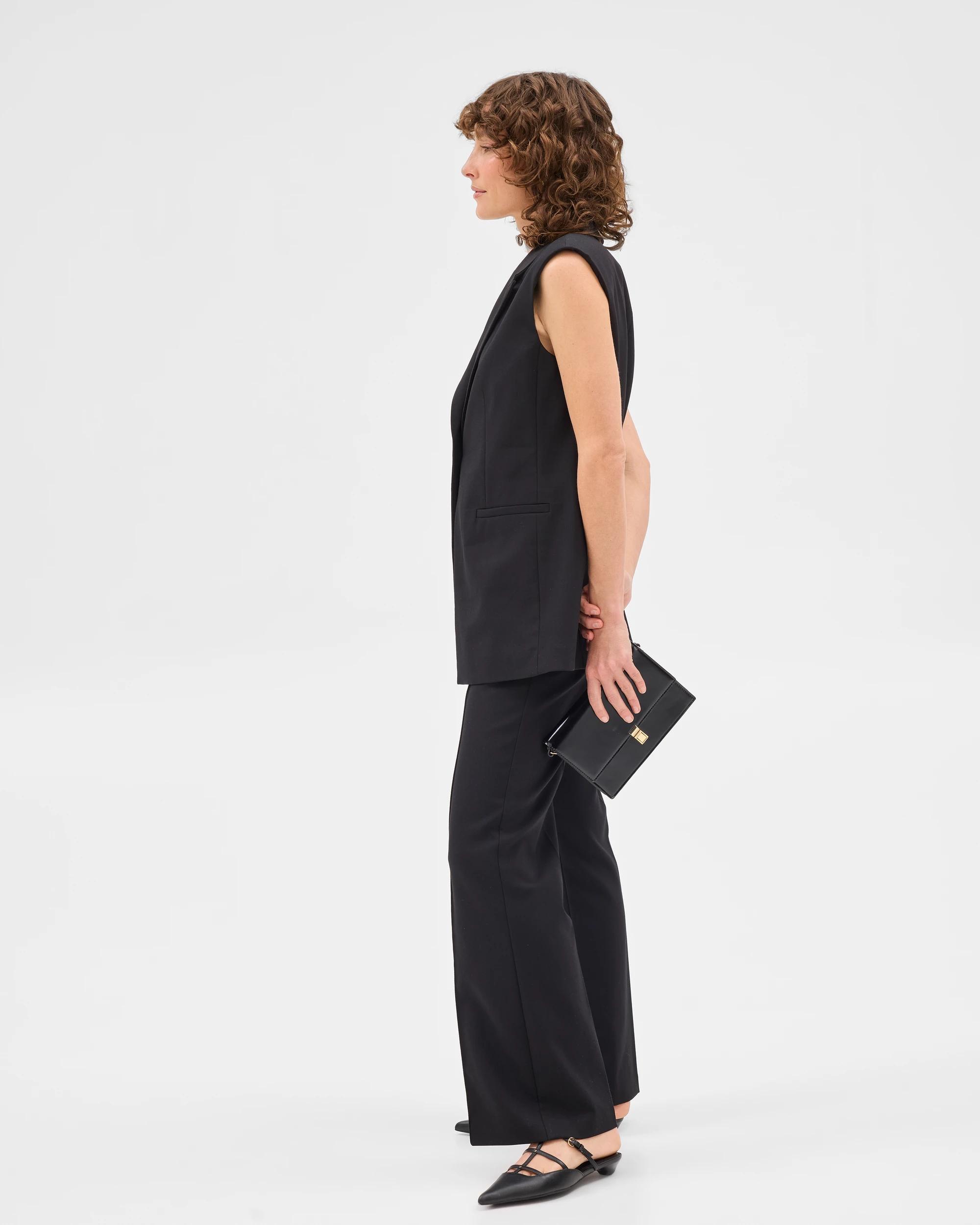 6 Sleeveless Blazer - Preview BLACK, 6 of 6