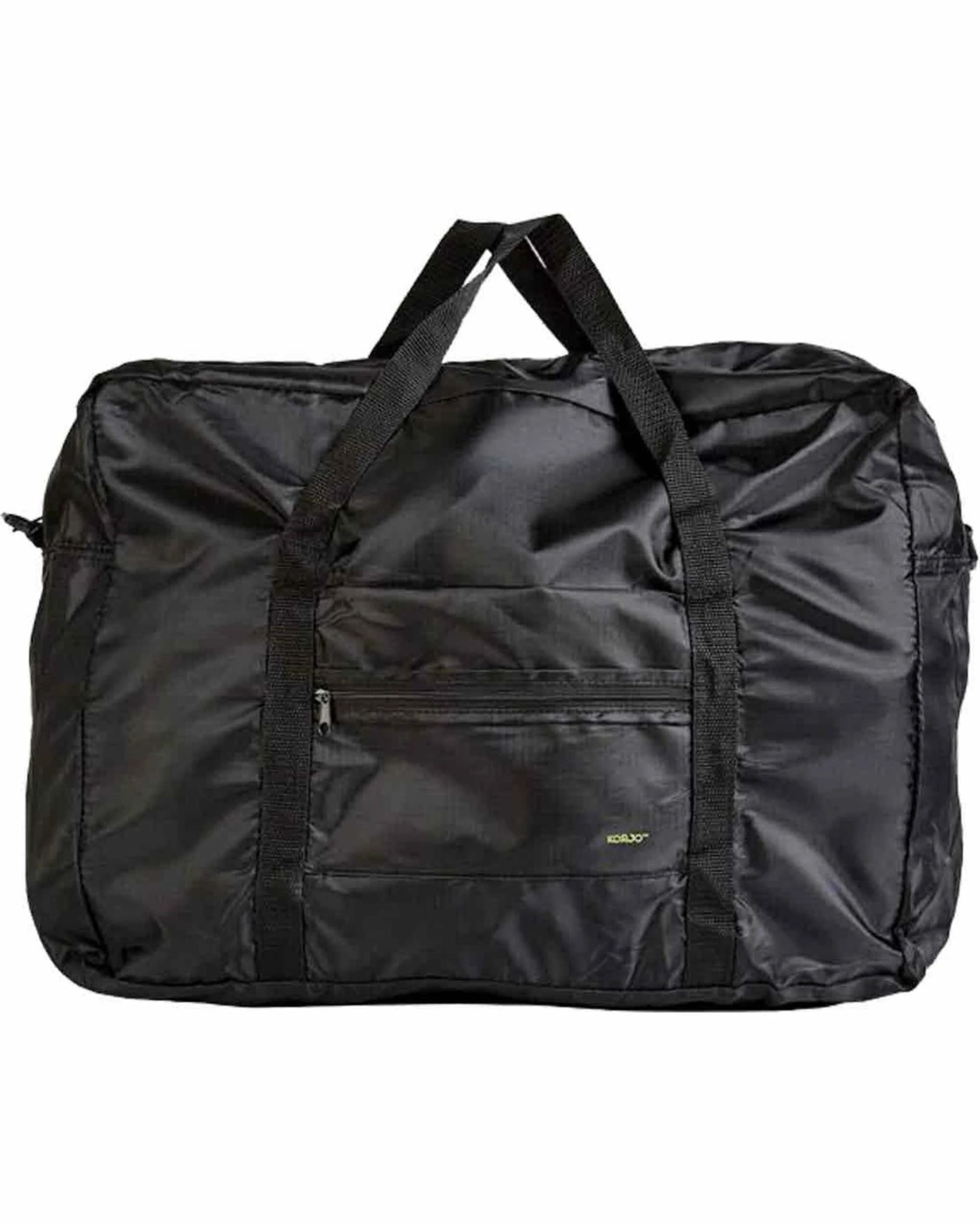 1 Korjo Foldaway Travel Bag - Black - Black, 1 of 2
