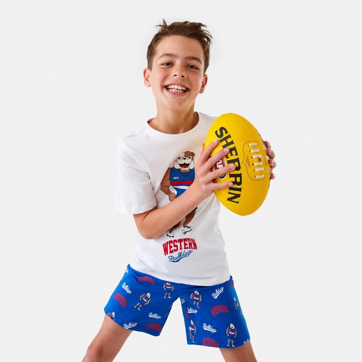 6 Active Kids AFL Pyjama Set Bulldogs, 6 of 10
