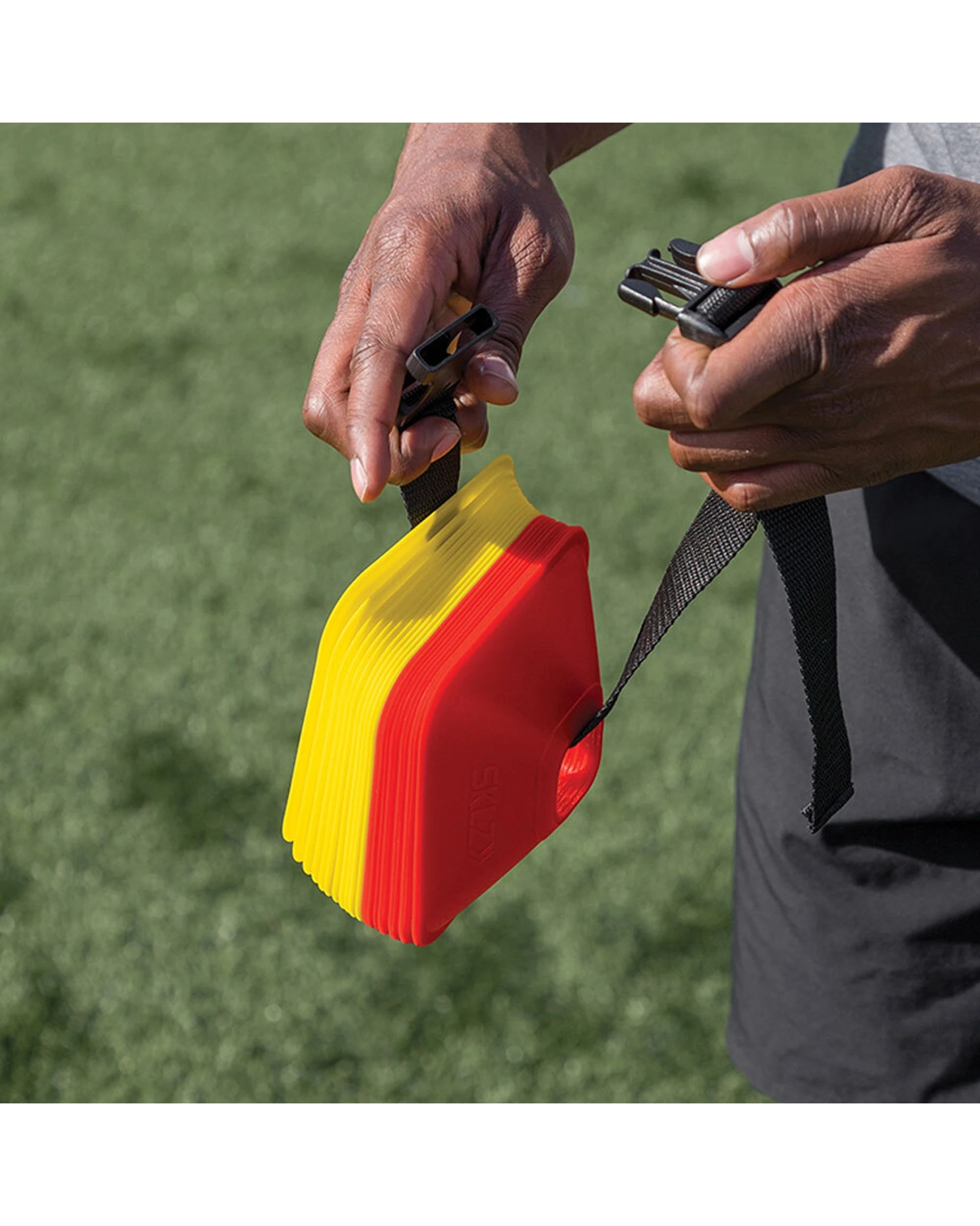 5 Sklz 20pc Mini Training Cones Square Base Carry Strap Durable Design - Multi, 5 of 6