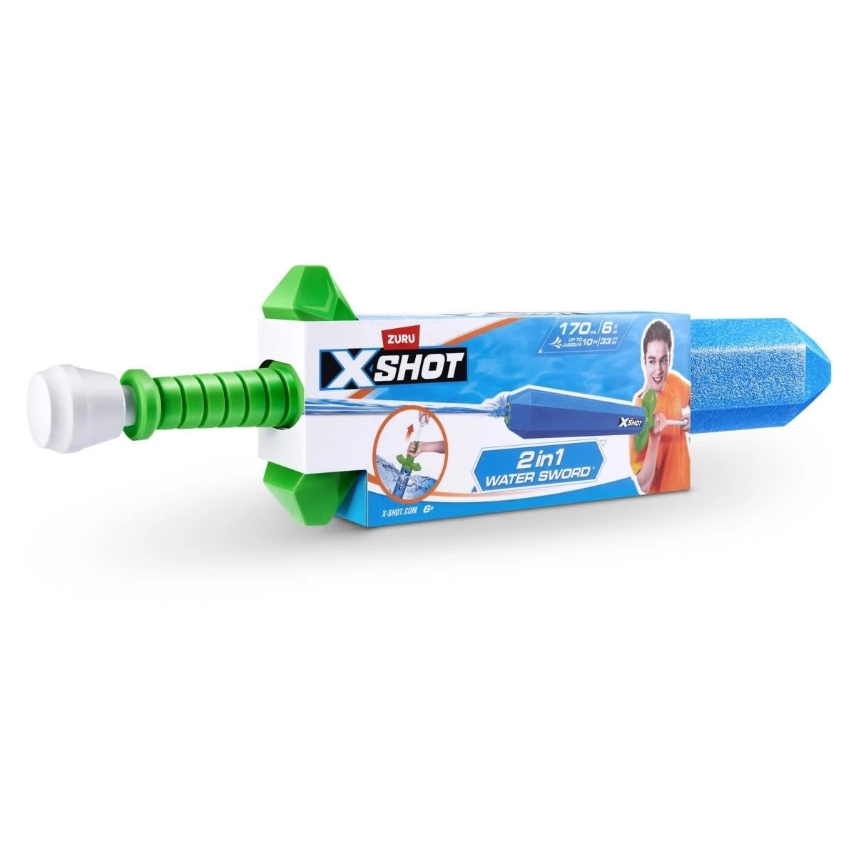 2 Zuru X-Shot 2-in-1 Water Sword, 2 of 8