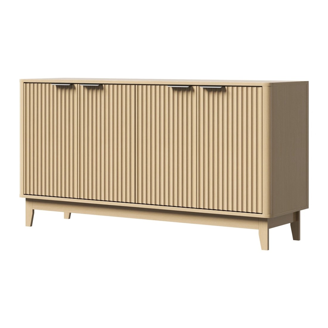 1 Oikiture Buffet Sideboard Cabinet 4 Doors
 - Natural, 1 of 10