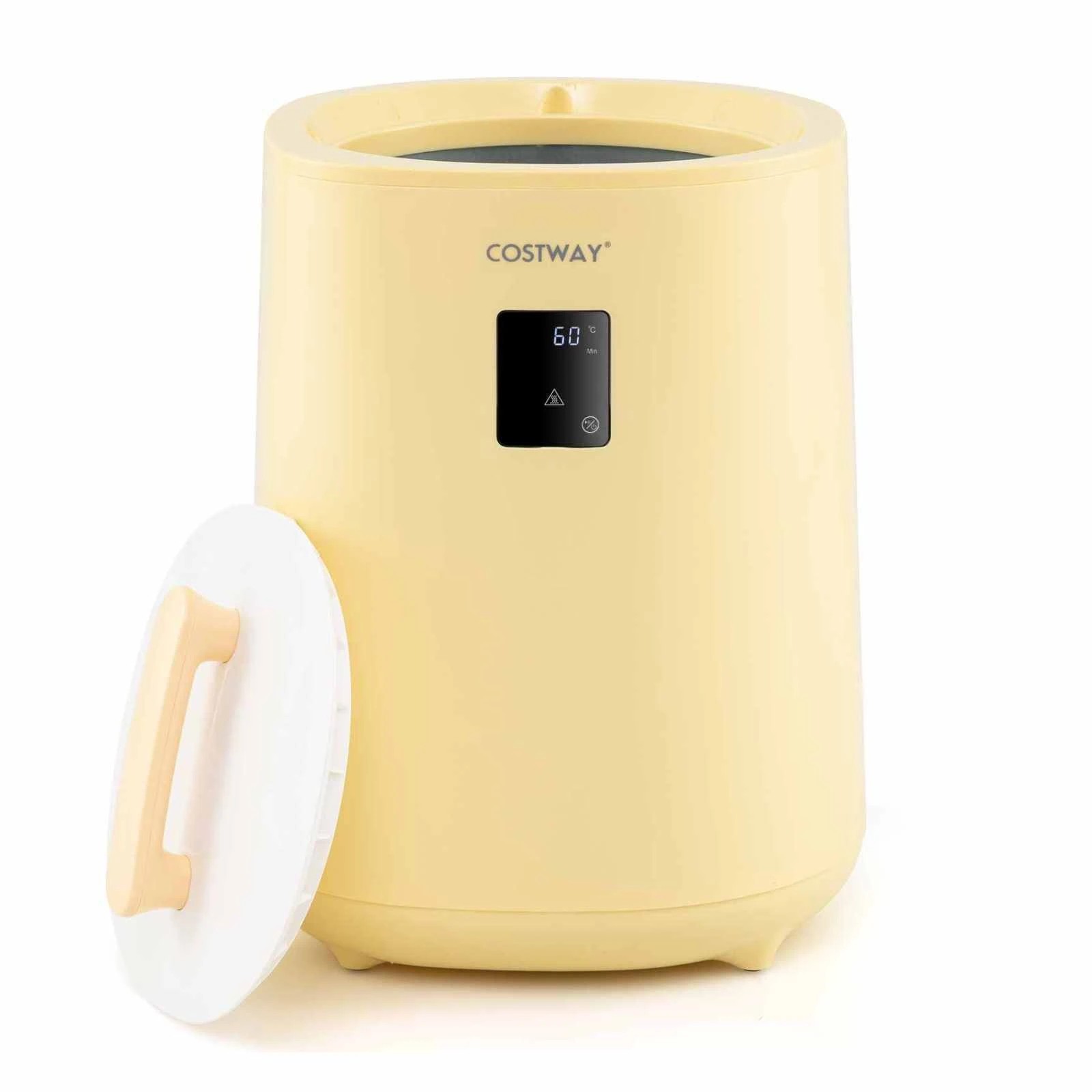 1 Costway 18L Portable Hot Towel Bucket Bathroom Auto Shut off Towel Warmer w/LED Display, 1 of 1