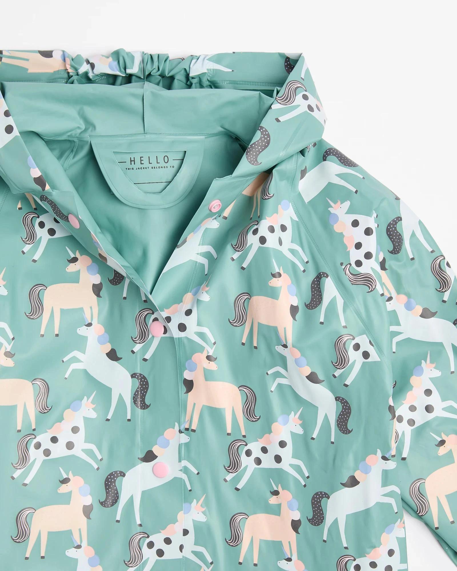 2 Target Kids Print Raincoat UNICORNS, 2 of 3