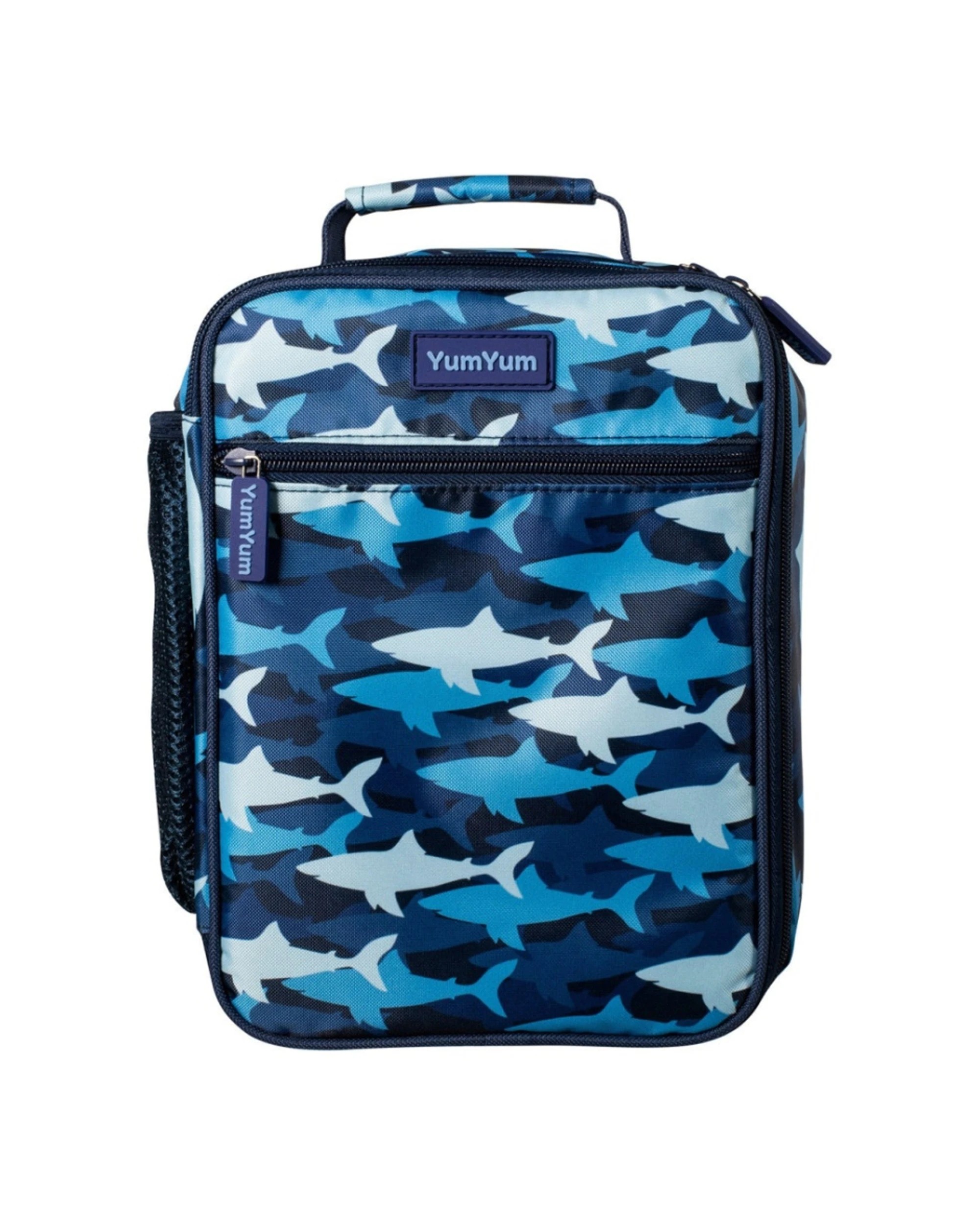 1 Avanti YumYum Insulated Lunch Bag Expandable Leak Proof Camo Shark Design - Pattern, 1 of 1