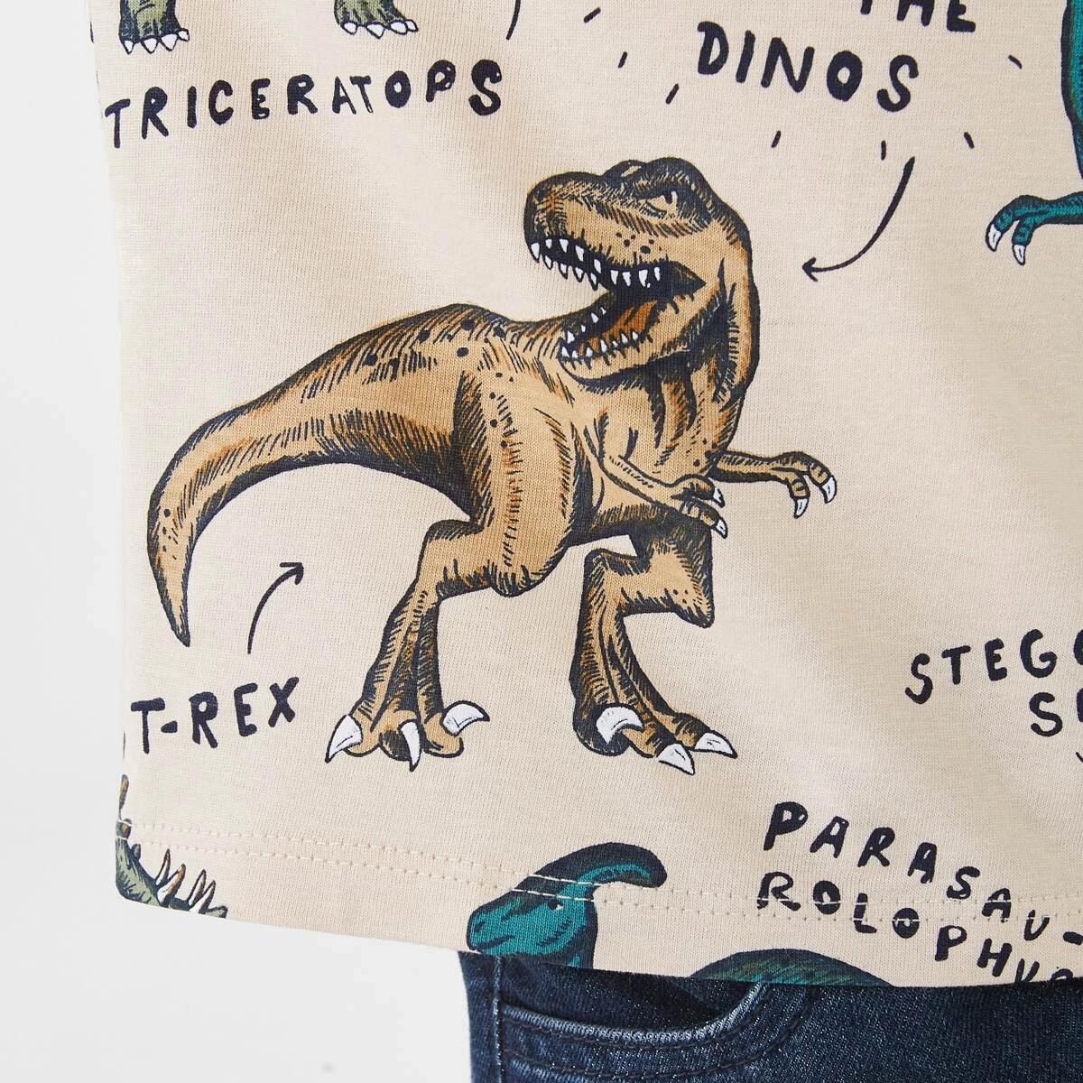 4 All Over Print T-shirt Ecr Dino, 4 of 8