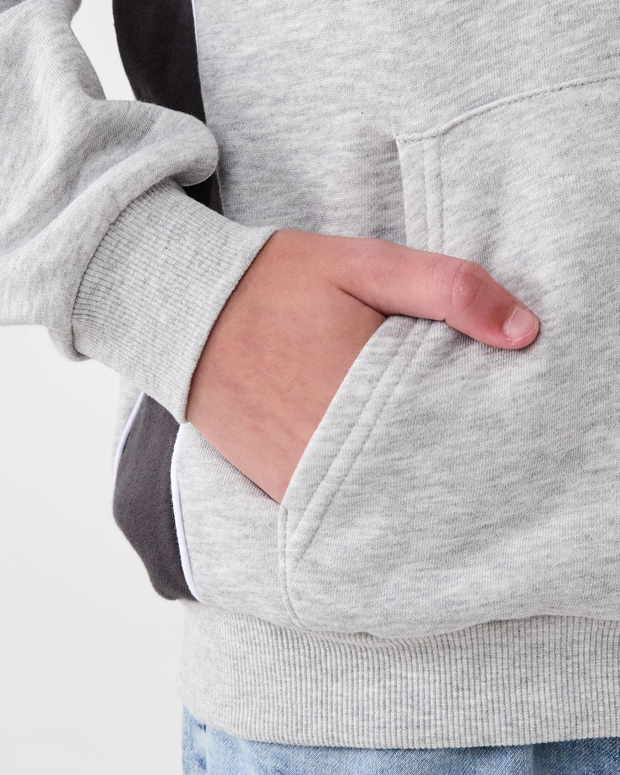 6 Panel Hoodie Kgry Marle, 6 of 9