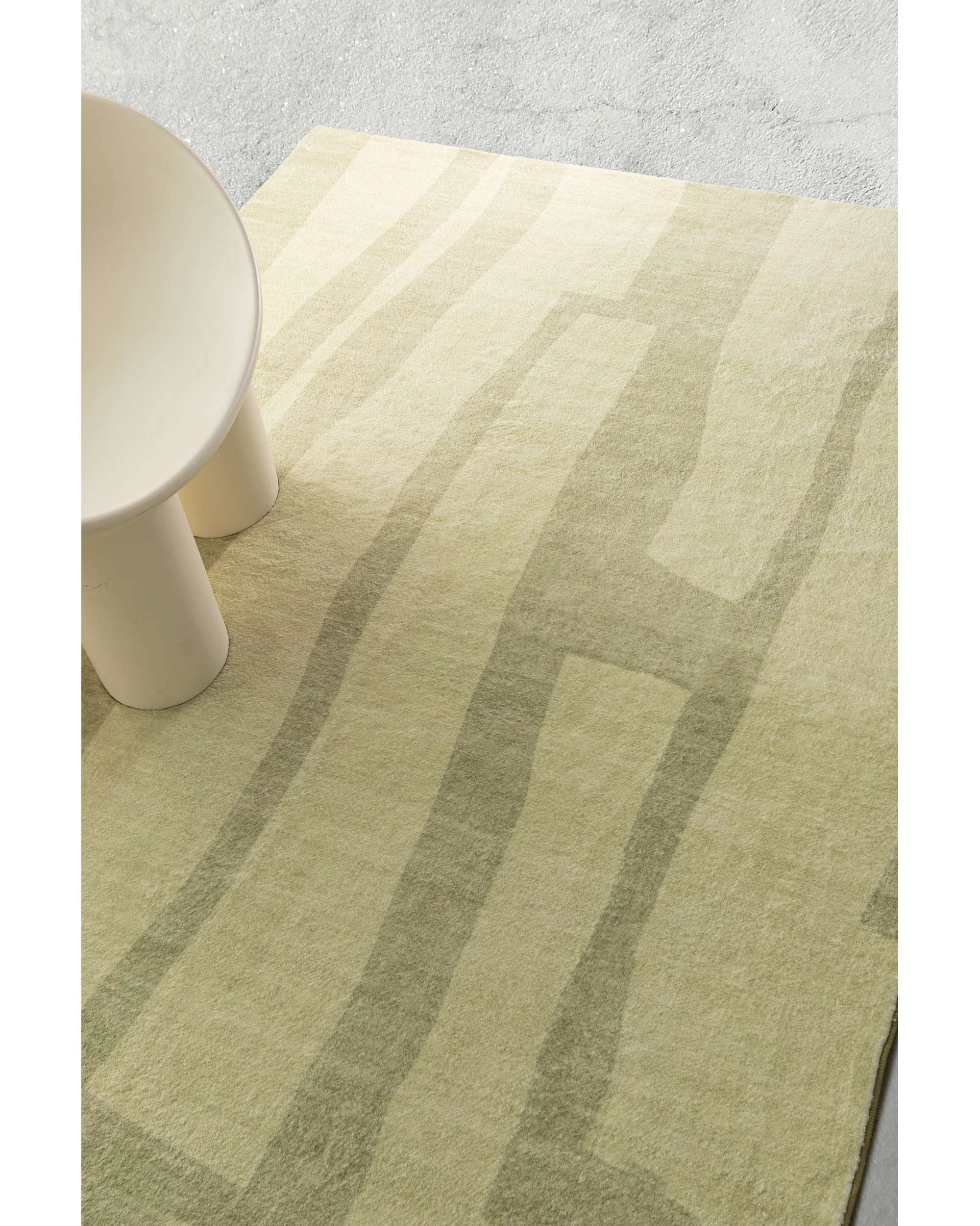 3 Loopsie Laurelton Printed Washable Rug-180cm x 120cm - Green, 3 of 8