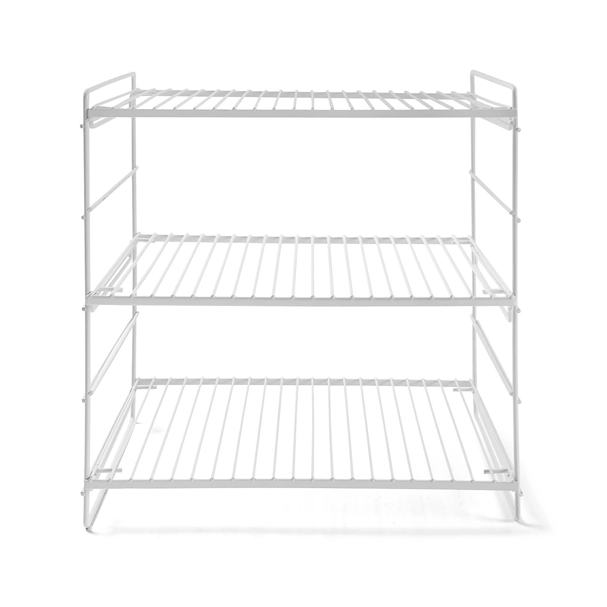 4 White Wire 3 Tier Shelf, 4 of 7