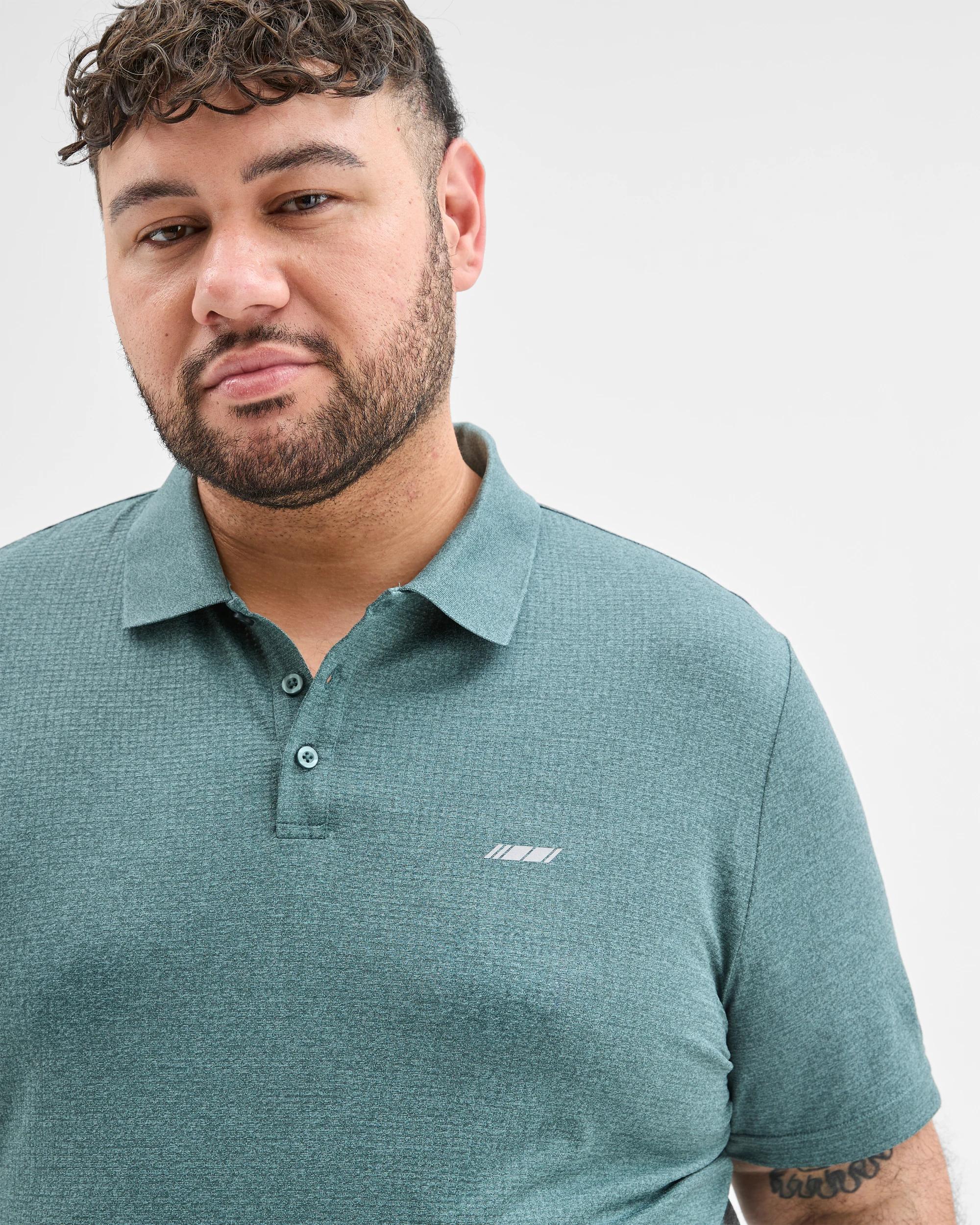 3 Target Plus Size Active Polo Top GREEN, 3 of 6