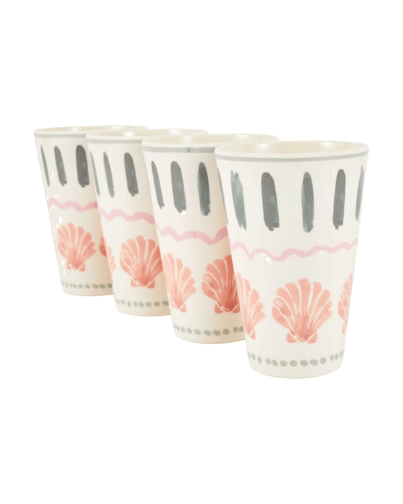 4 Pack Tropical Tumblers