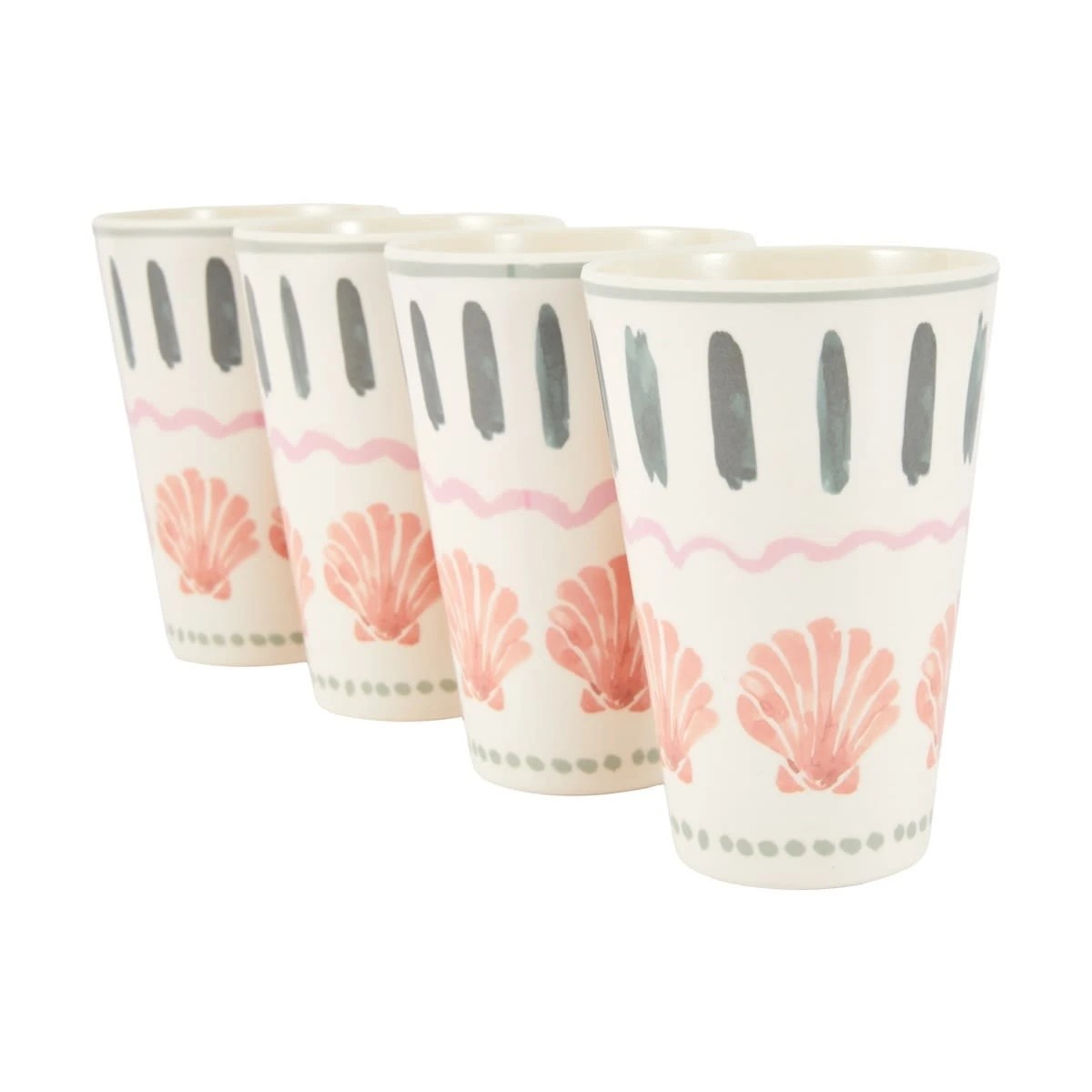 1 4 Pack Tropical Tumblers, 1 of 3