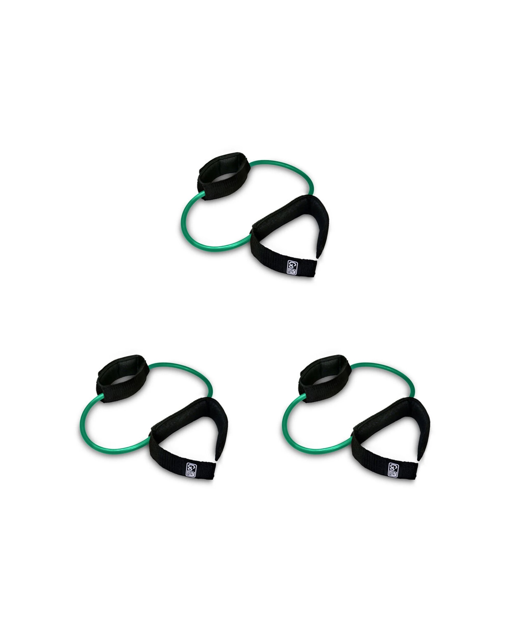 1 GoFit Resist-a-Cuffs Light To Medium Resistance 3 Pack Lower Body Workout - Green, 1 of 6