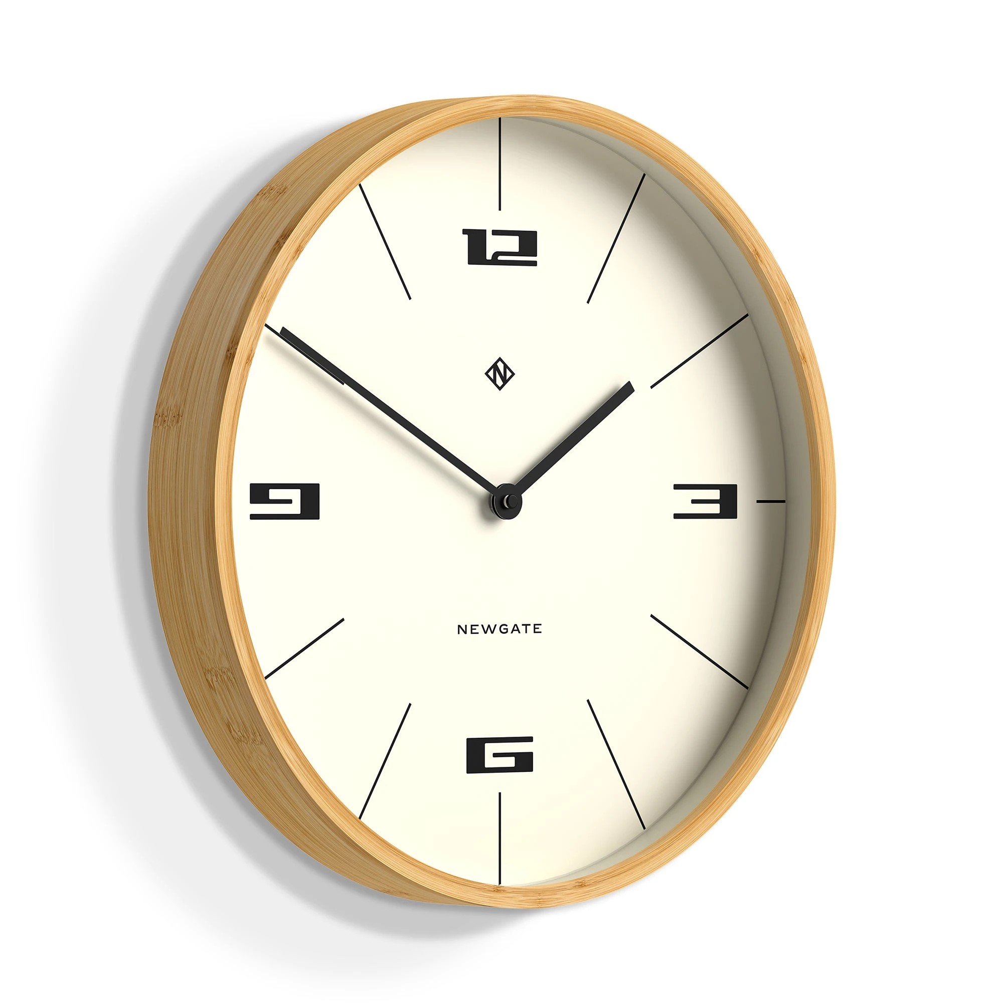 2 Newgate Mauritius Wall Clock - Natural, 2 of 4
