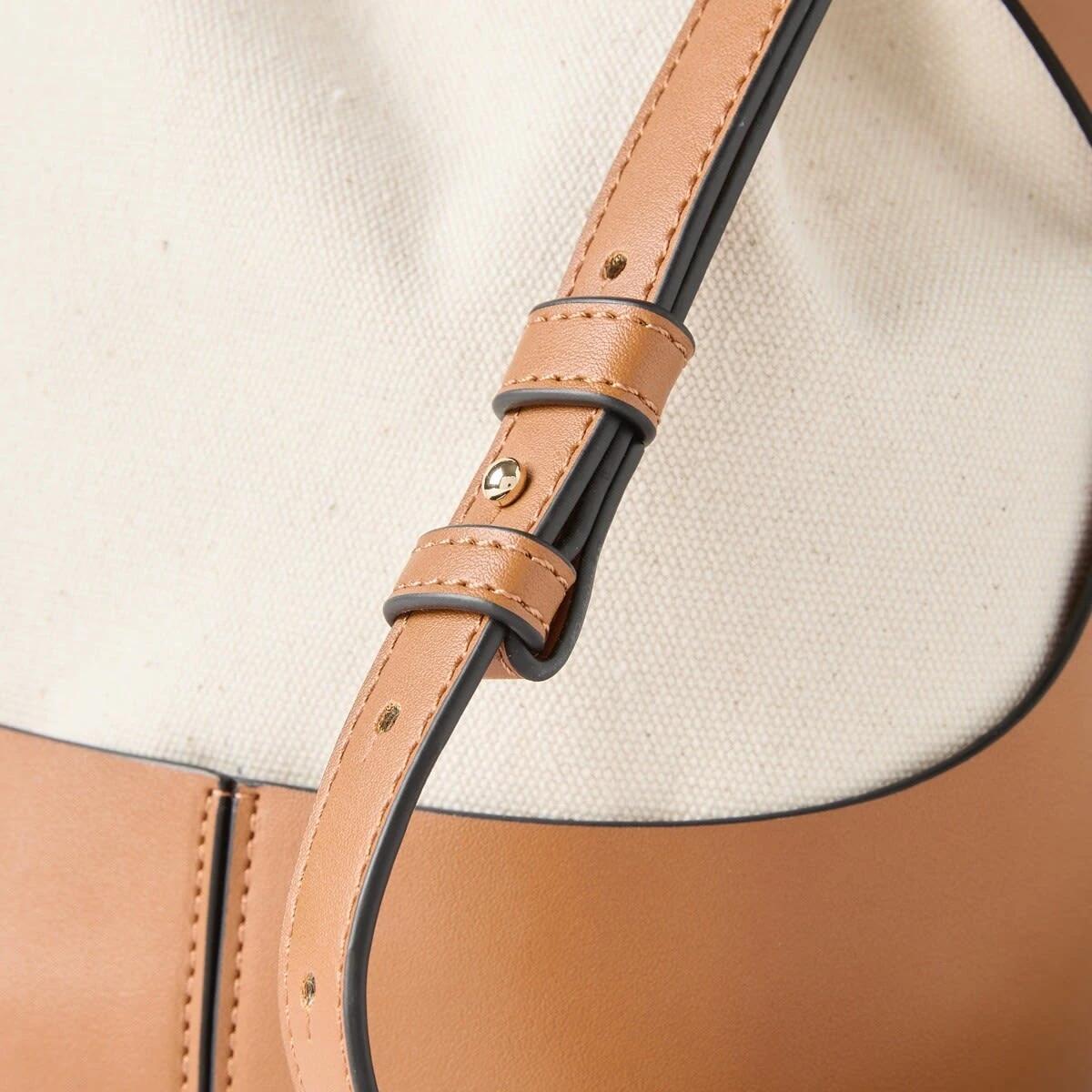 6 Canvas Bucket Bag Natural, 6 of 10