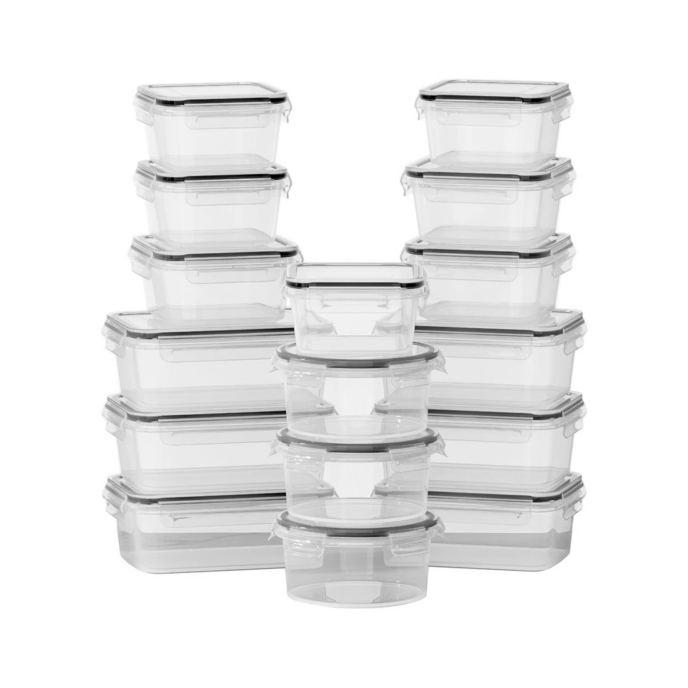 1 5-Star Chef Cereal Dispenser Food Storage Container 16PCS - Black, 1 of 5