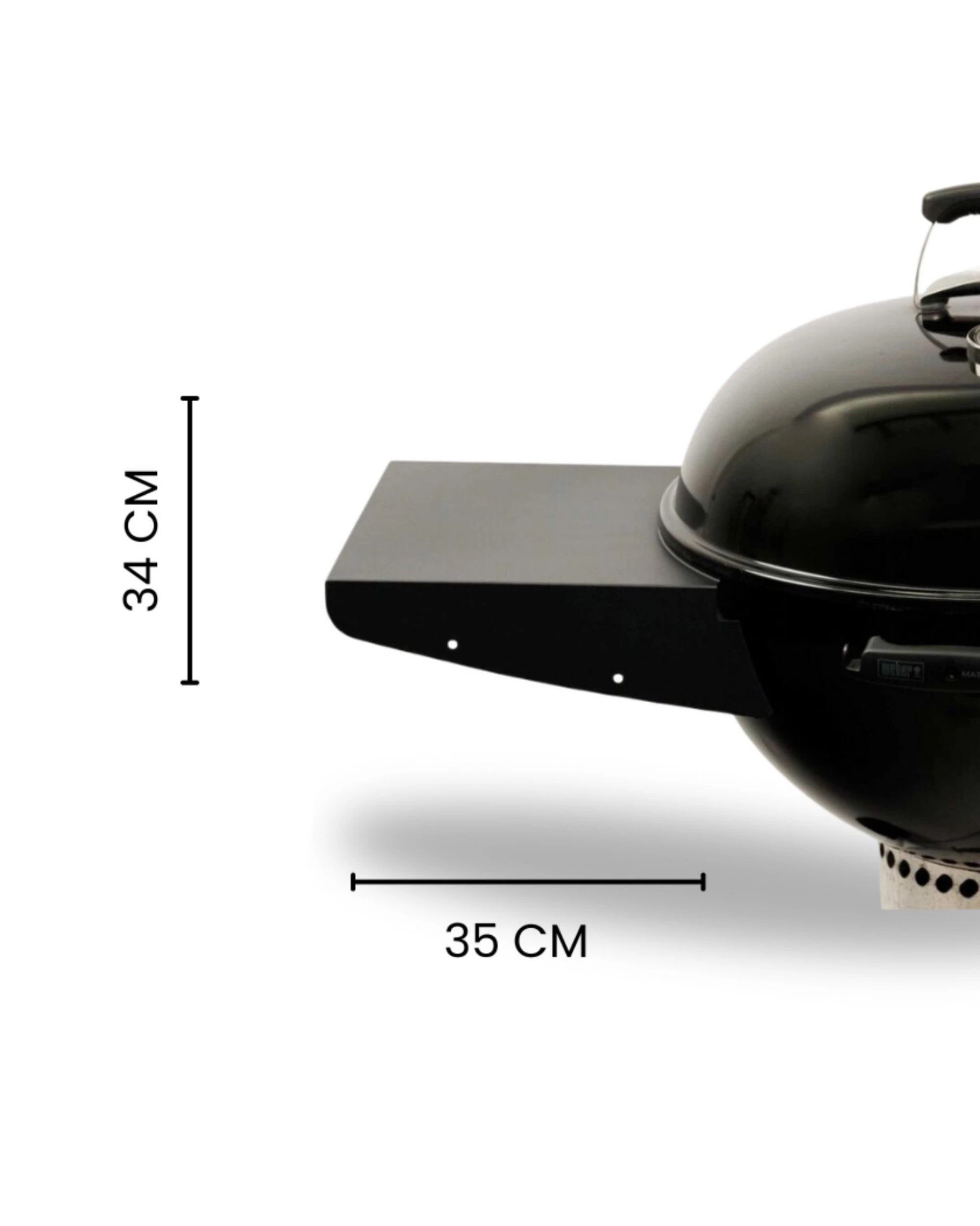 3 Campaquip Weber Kettle 22" Compatible Table Shelf, 3 of 3
