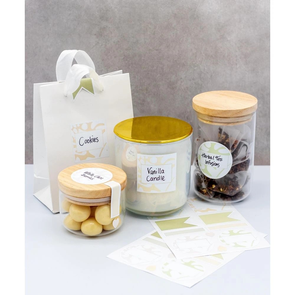 5 Avery 10UP Multi Use Kitchen Labels Neutrals 4 Sheets, 5 of 5