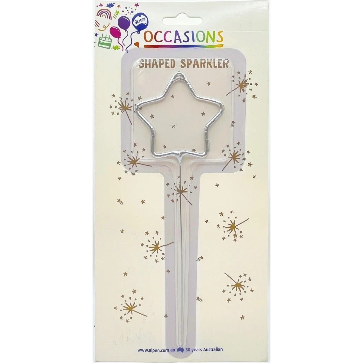 3 Alpen Occasions Shaped Sparkler - Assorted, 3 of 5