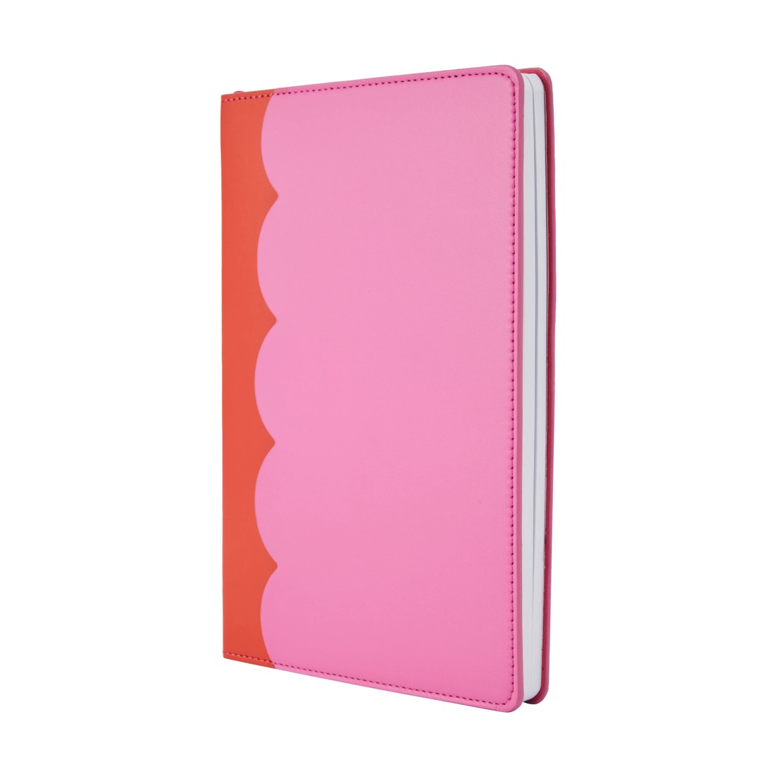 3 A5 Scallop Journal - Red and Pink, 3 of 4