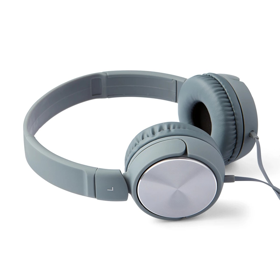 4 On-Ear Wired Headphones - Silver Look, 4 of 10